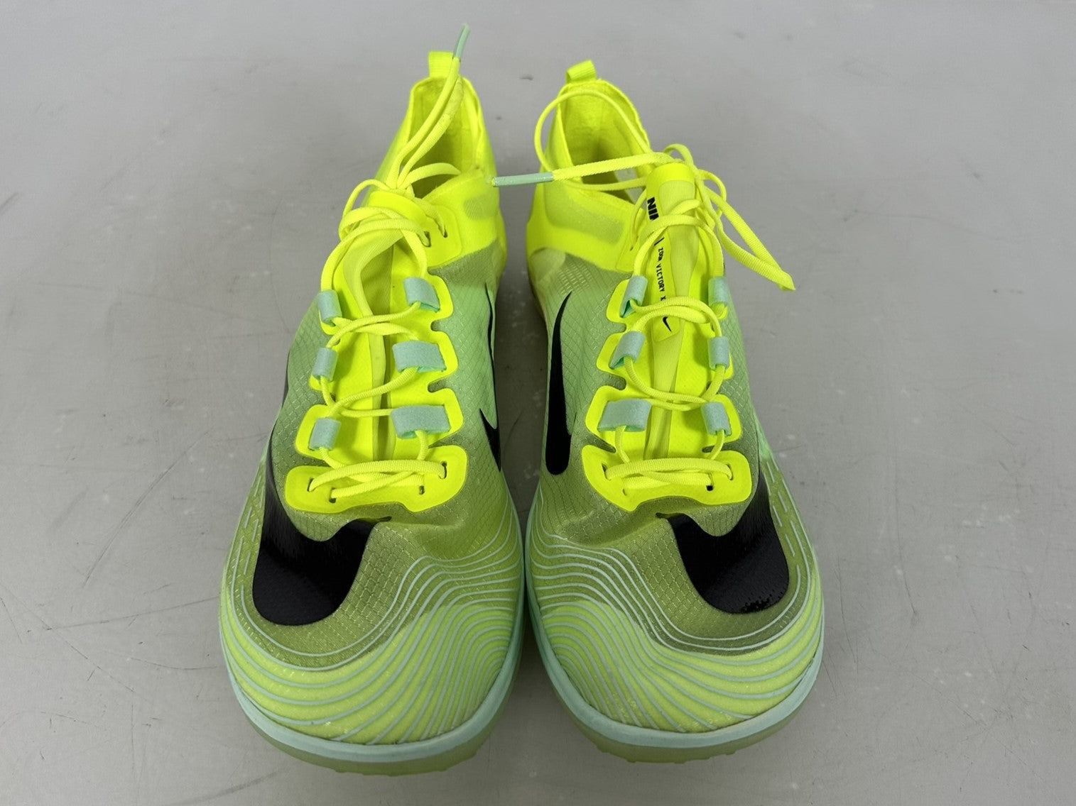 Nike Volt Green Zoom Victory XC 5 Track & Field Distance Spikes Men's Size 10 *Used*