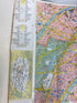 Lot of Paris France Maps incl 1958 Michelin Guide/Euro City/Galeries Lafayette