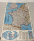 Lot of Paris France Maps incl 1958 Michelin Guide/Euro City/Galeries Lafayette