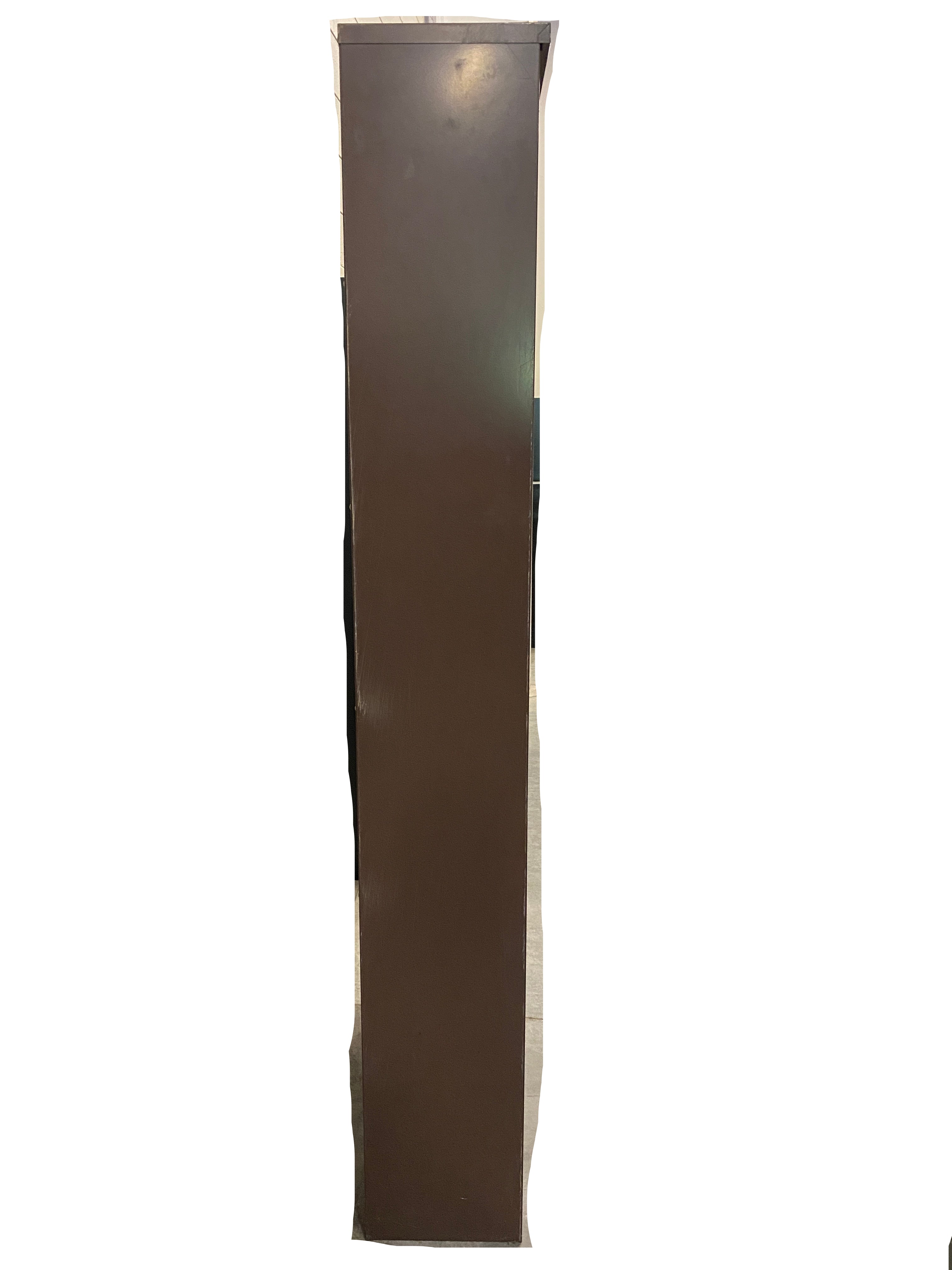 Borroughs 5 Tier Brown Metal Shelf
