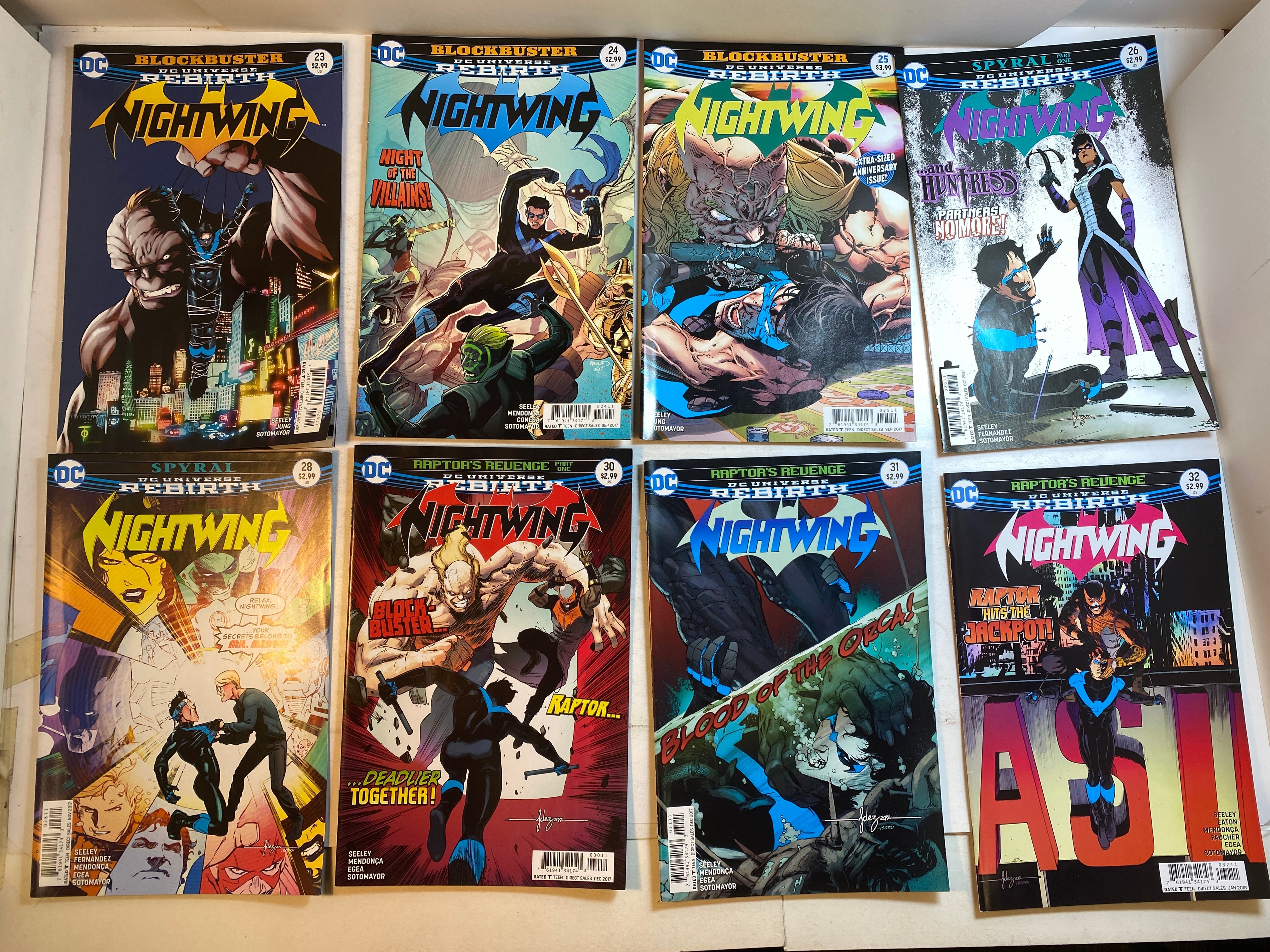 Lot of 19 Nightwing DC Comics 2017-2018