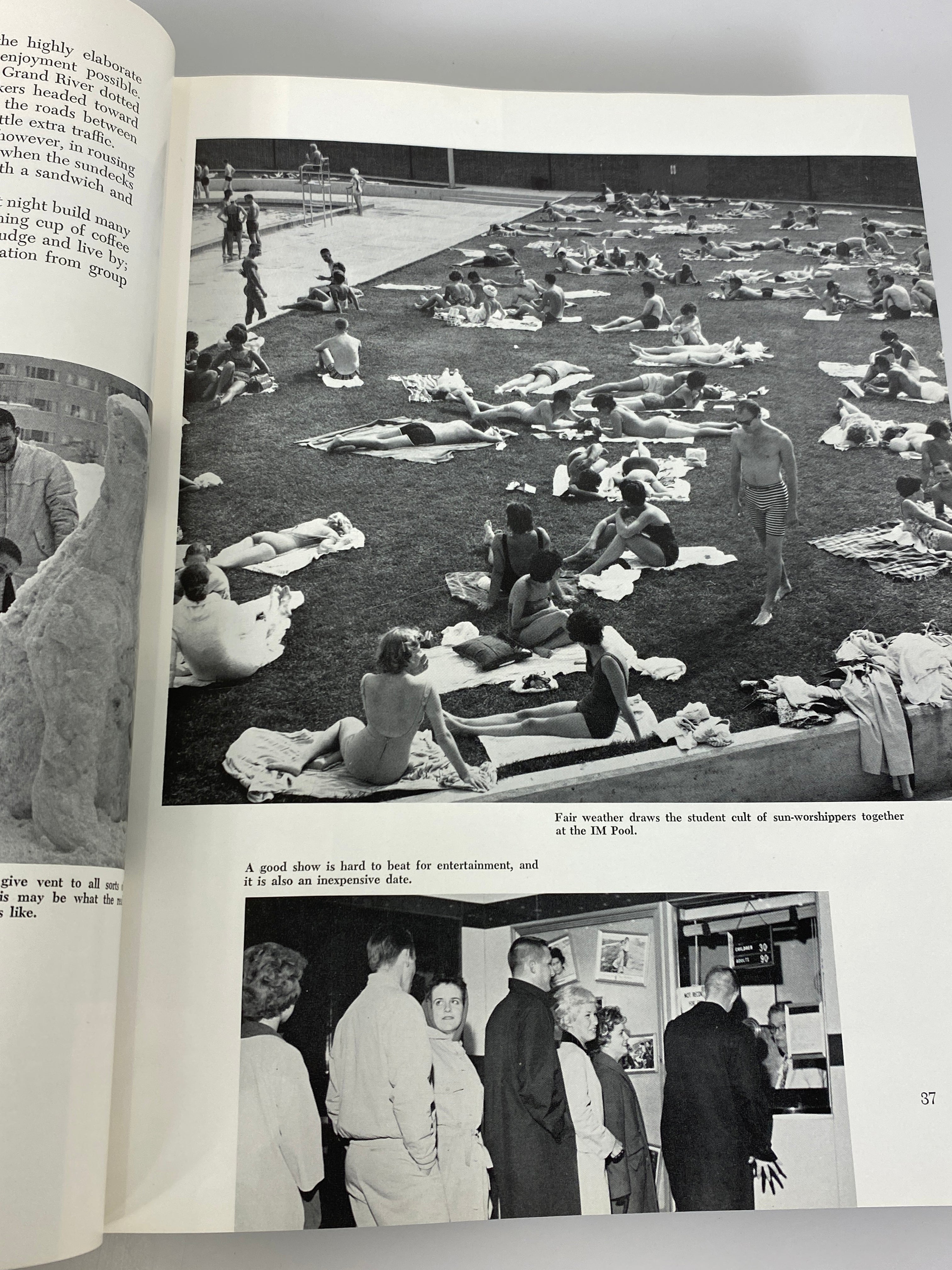 1962 Michigan State University "Wolverine" Yearbook HC