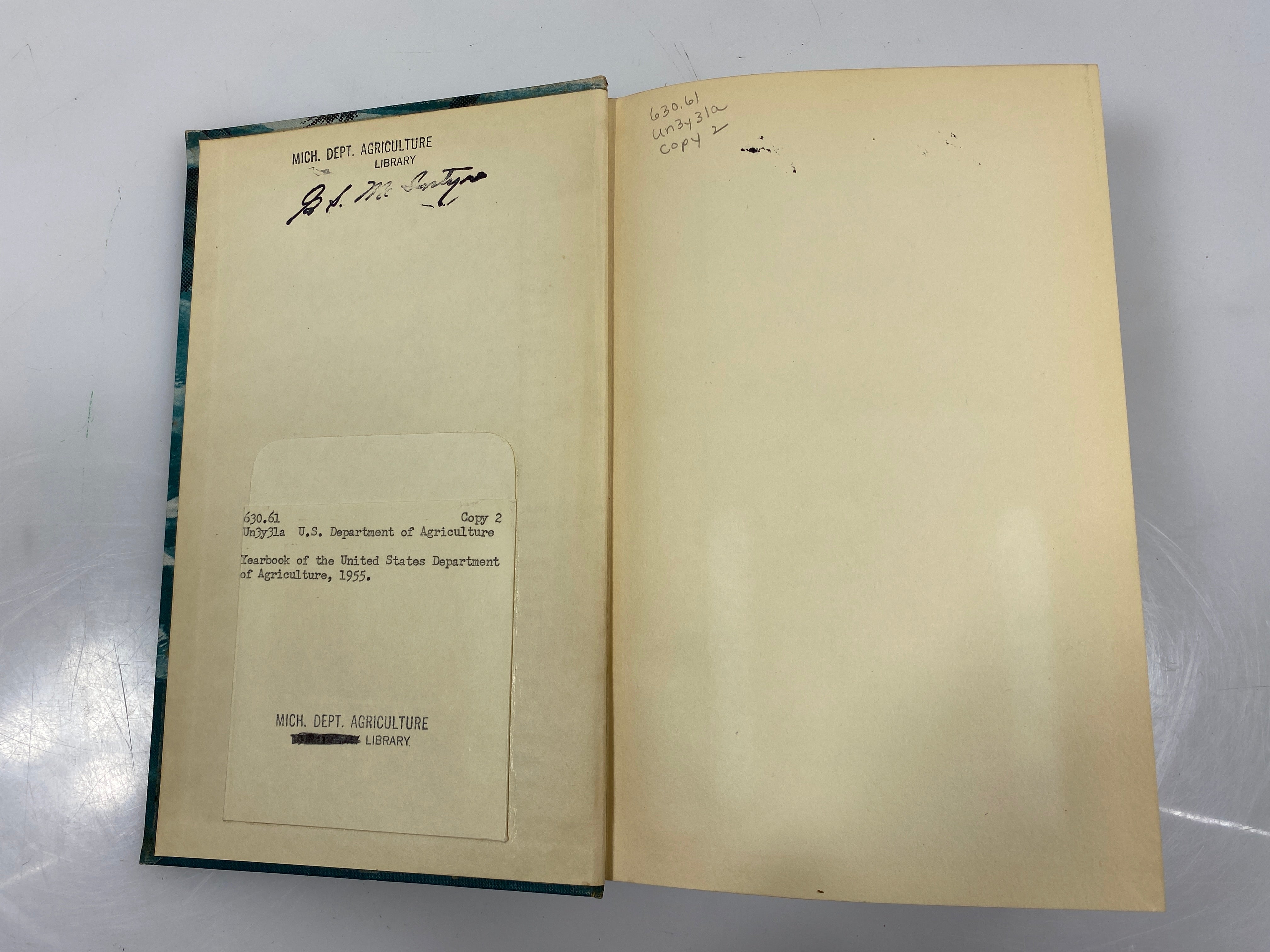 Water: The Yearbook of Agriculture 1955 Stefferud Ex-Library HC