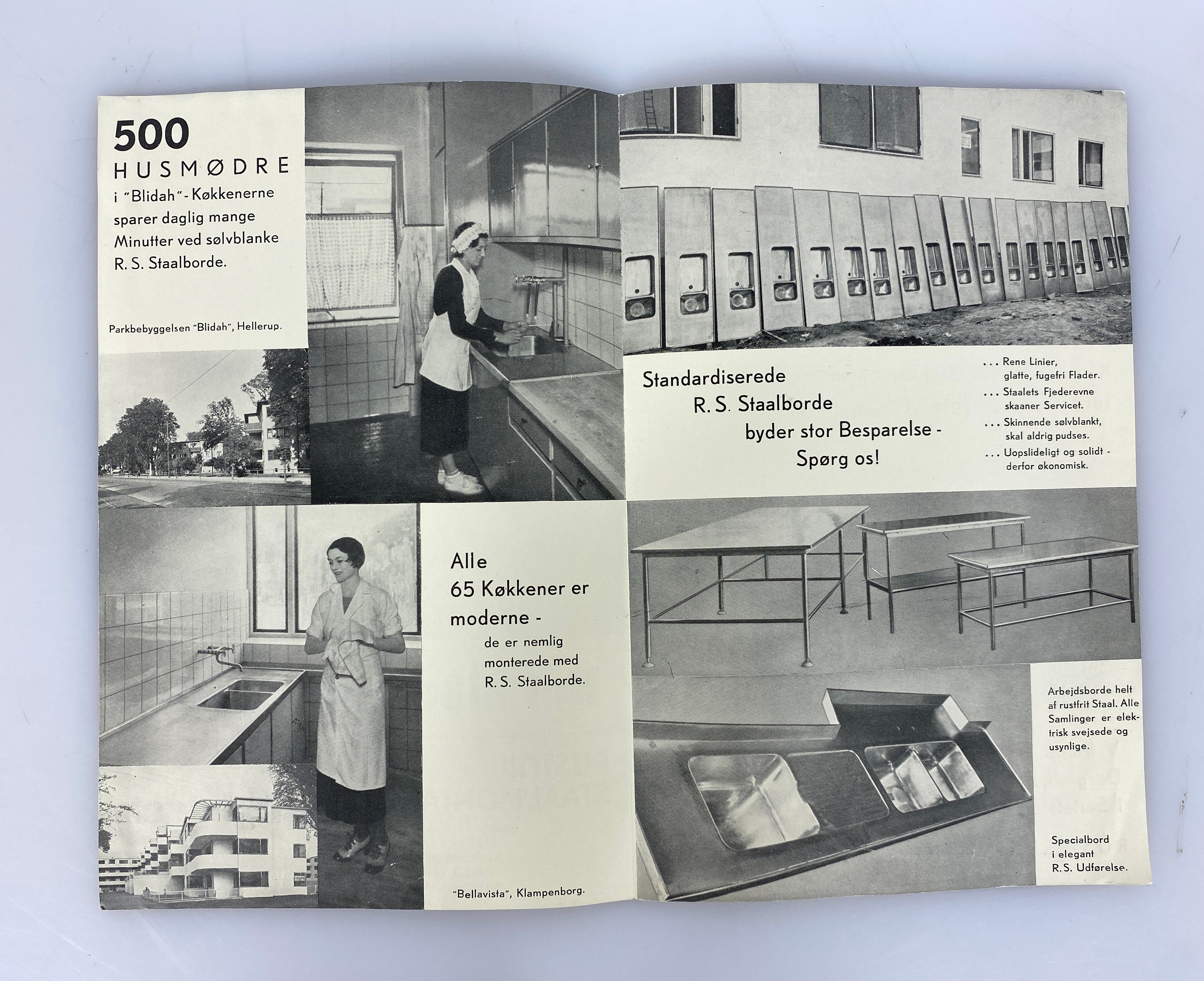 Lot of Vintage Danish "Modern Kitchen" Booklets c1930s with Price Lists SC