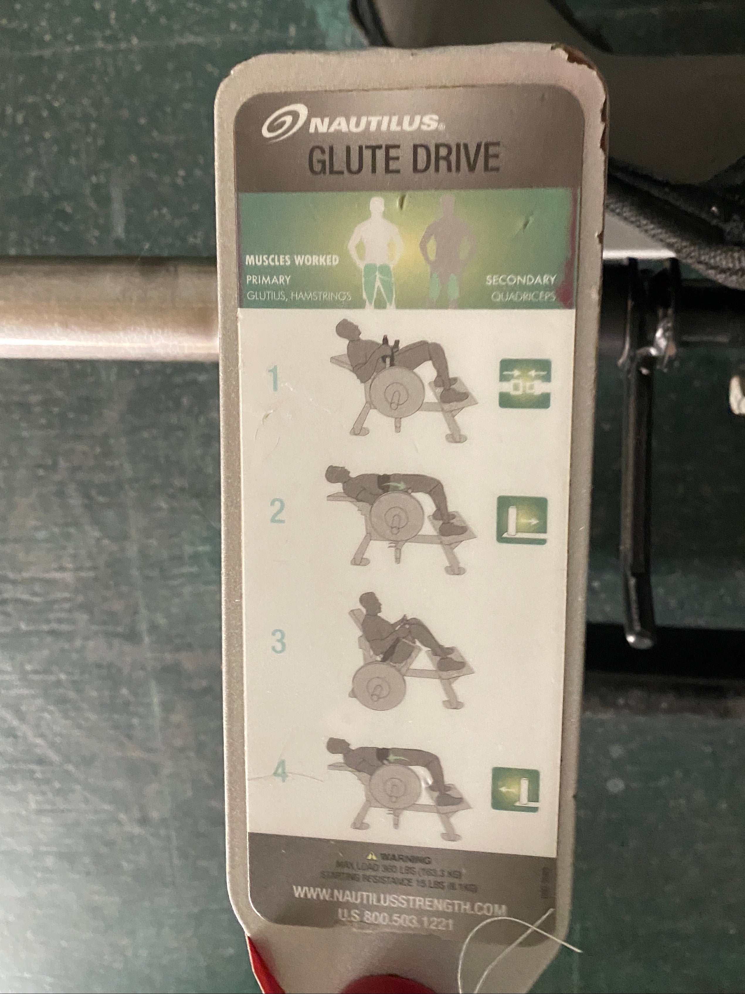 Nautilus Glute Drive Machine