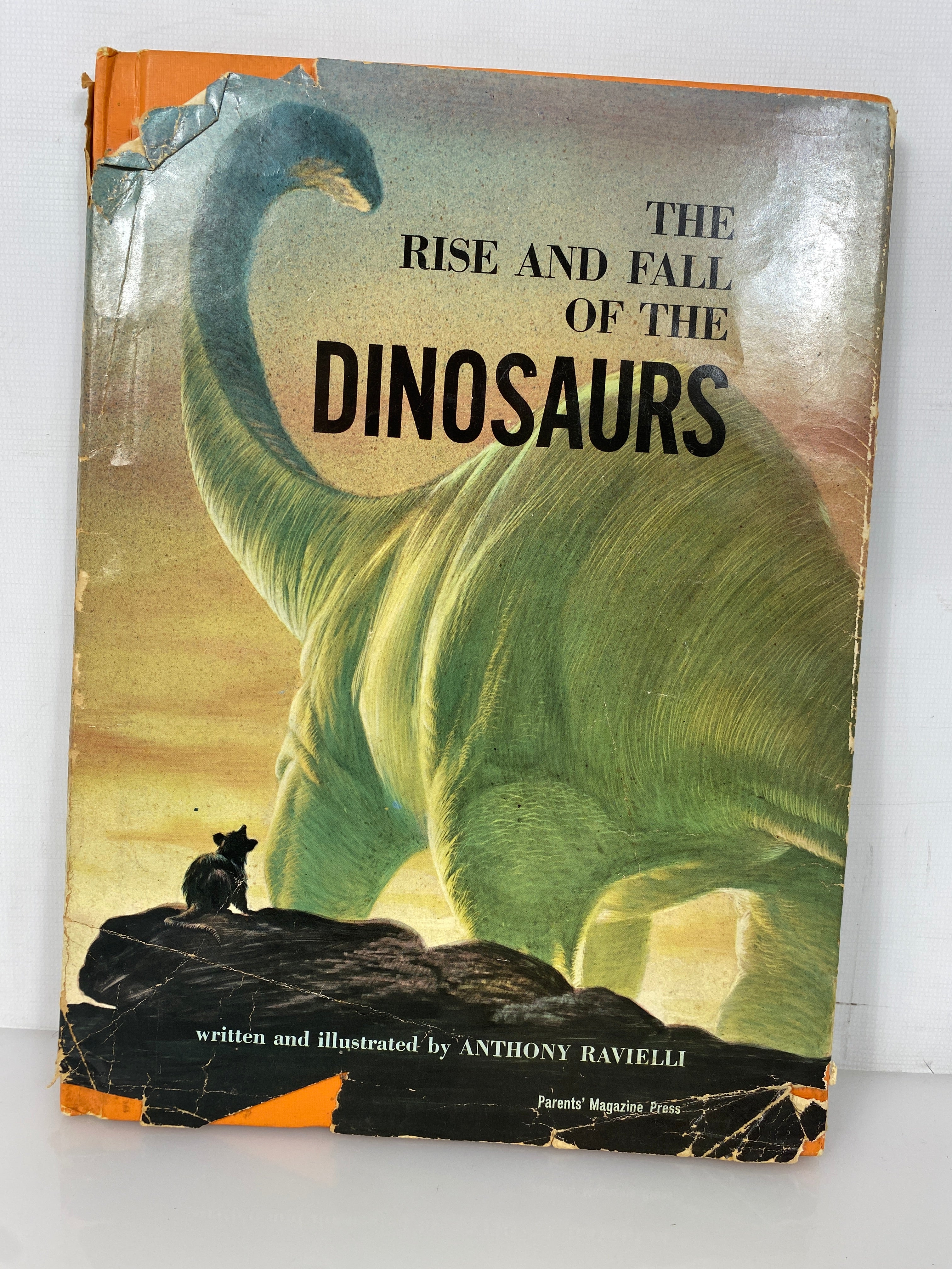 The Rise and Fall of the Dinosaurs by Anthony Ravielli 1963 Vintage HC DJ
