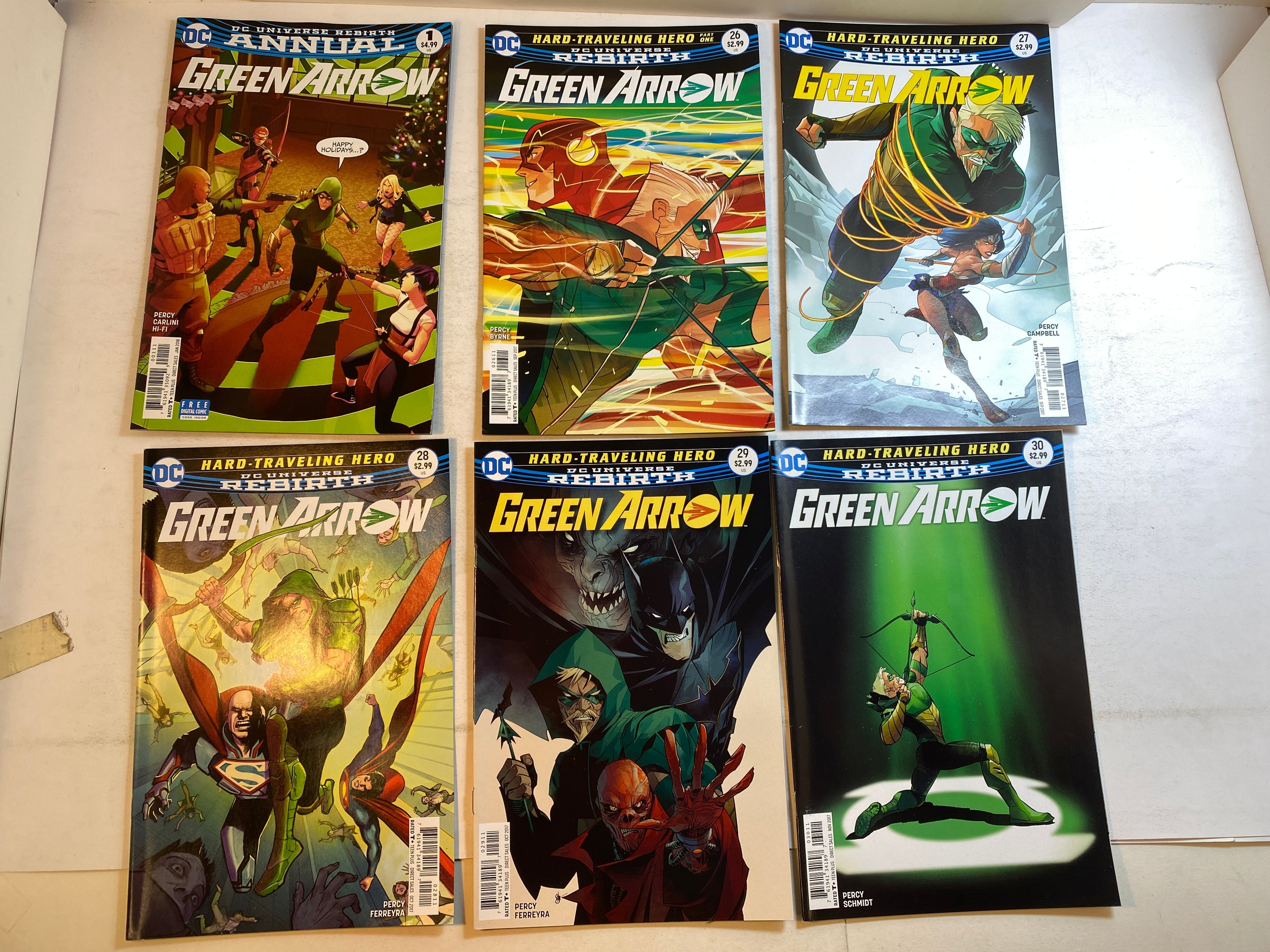 Lot of 16 Green Arrow DC Comics 2018