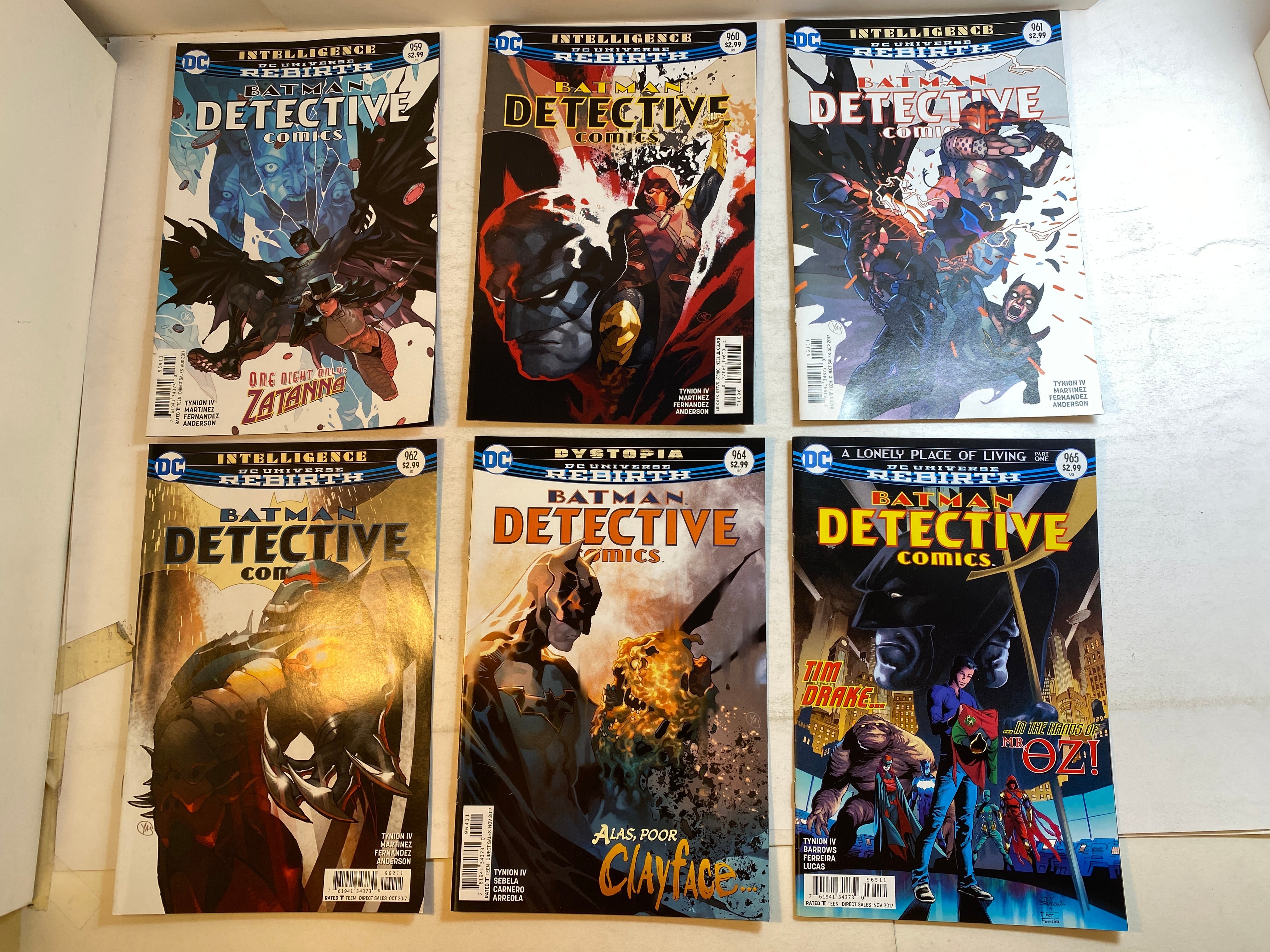 Lot of 22 Detective Comics Batman DC 2017-2018