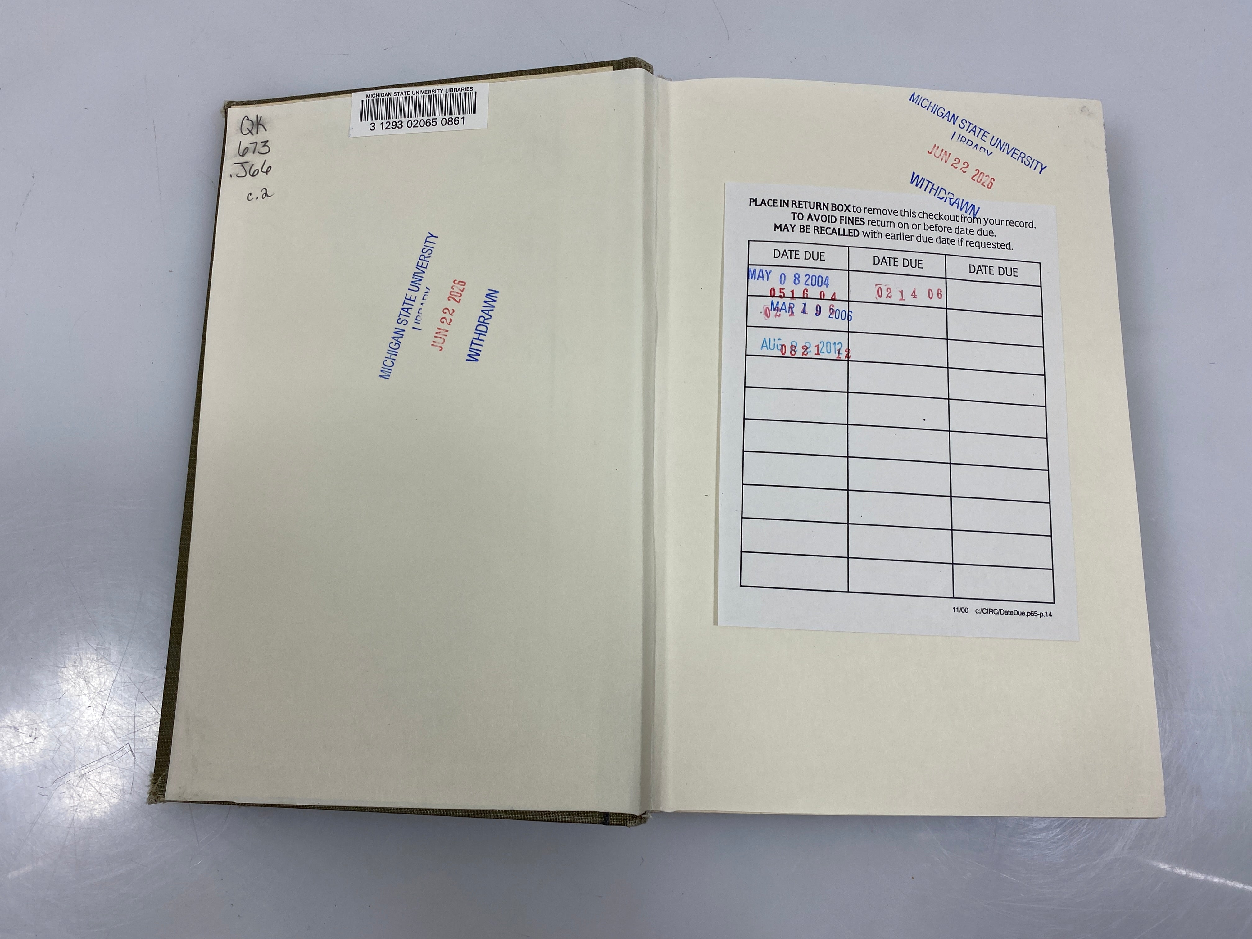 Plant Microtechnique by Johansen Ex-Library 1940 HC