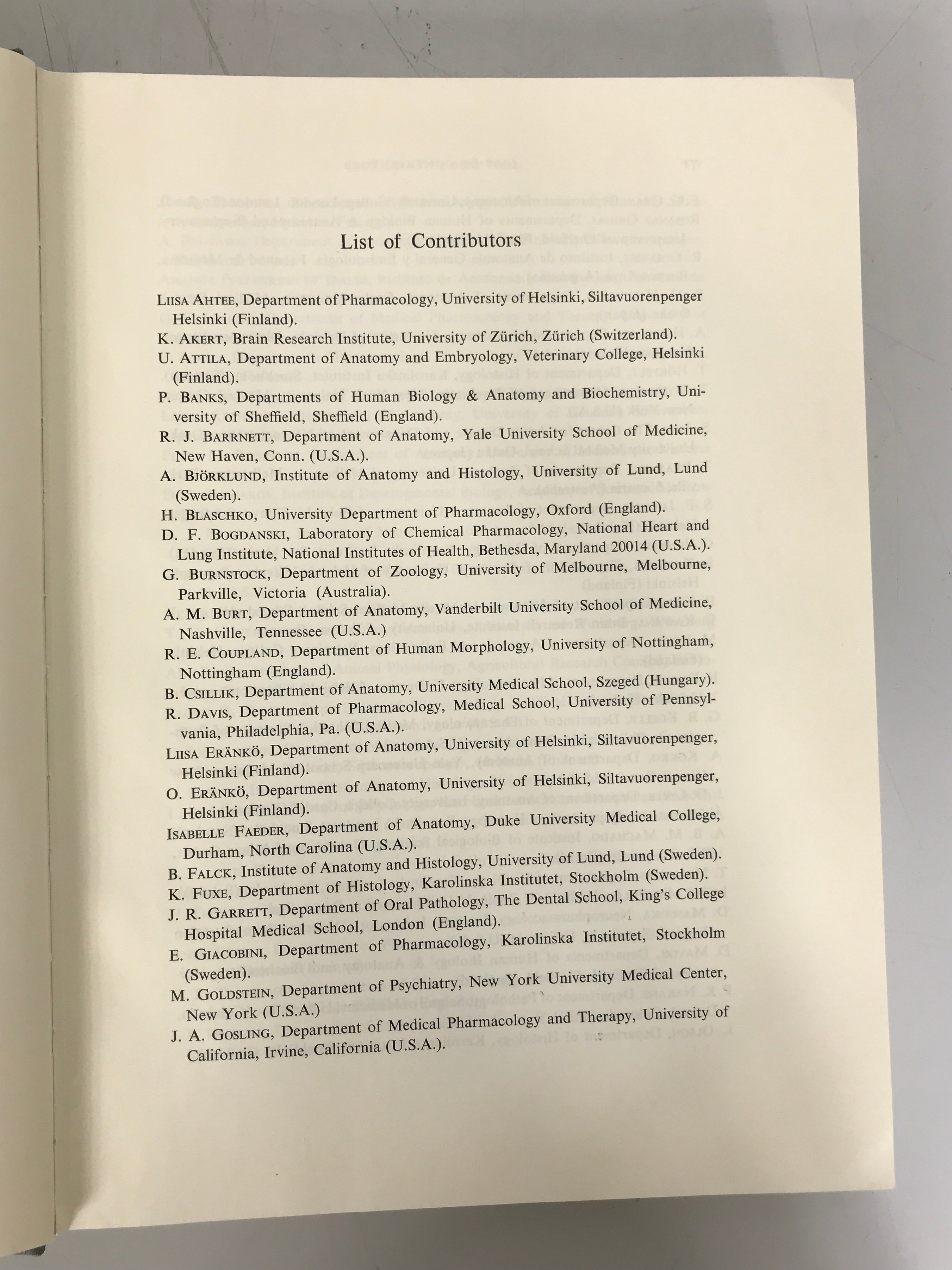 Progress in Brain Research 34 Histochemistry of Nervous Transmission 1971