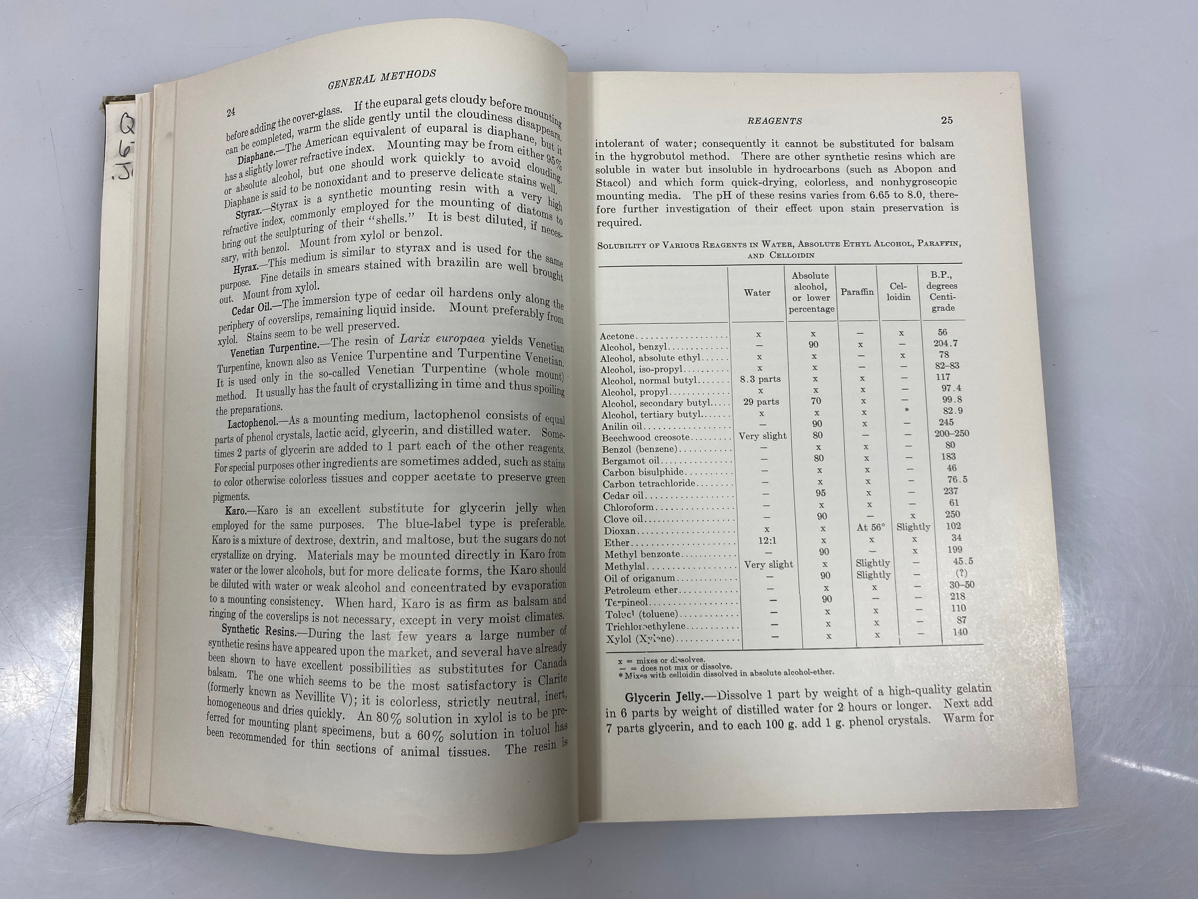 Plant Microtechnique by Johansen Ex-Library 1940 HC