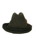 Lodenhut Green Wool Hat with Feather Detail Size 7 1/4