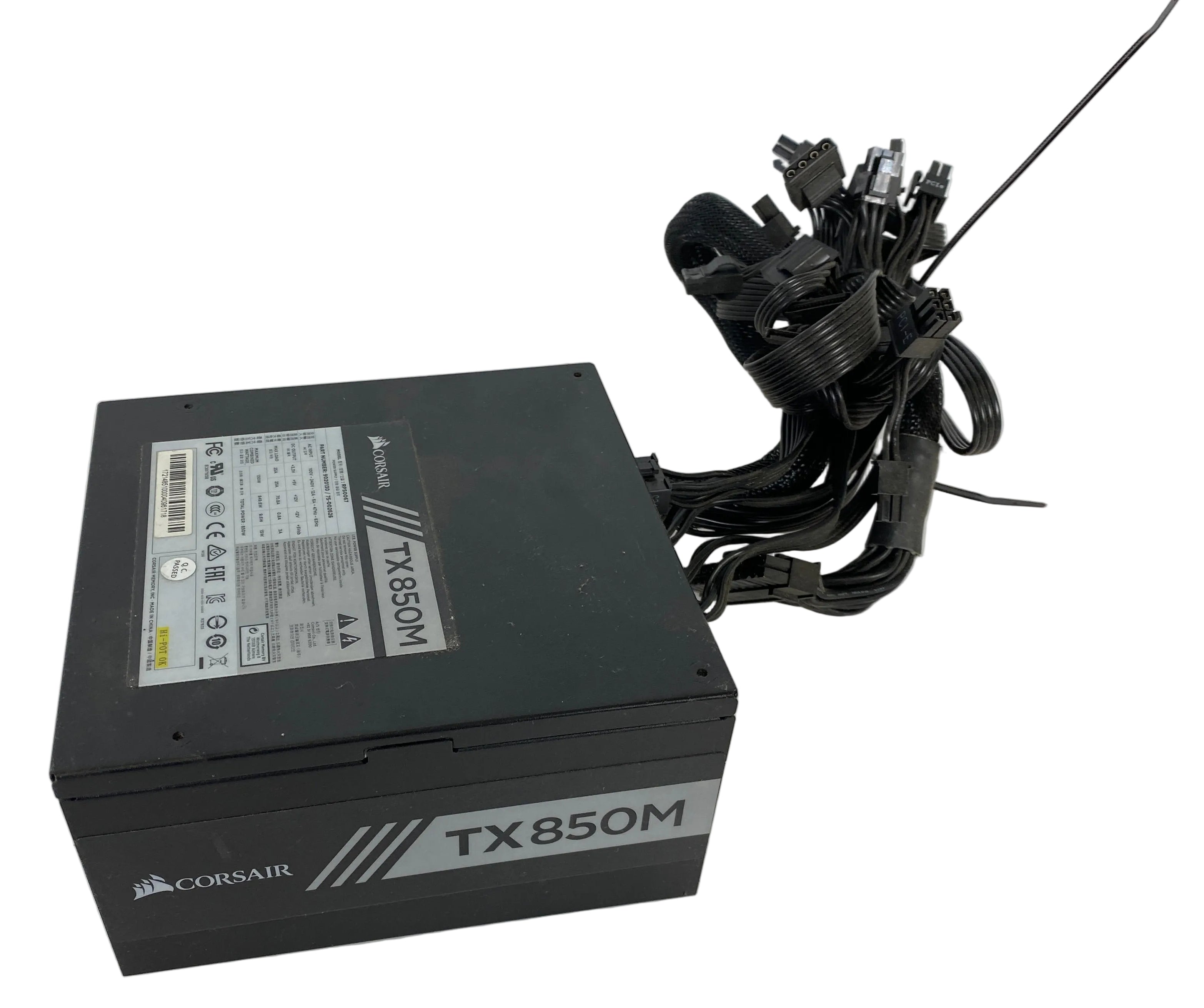 Corsair RPS0067 TX-M Series TX850M 850 Watt 80 Plus Gold Certified Power Supply Unit