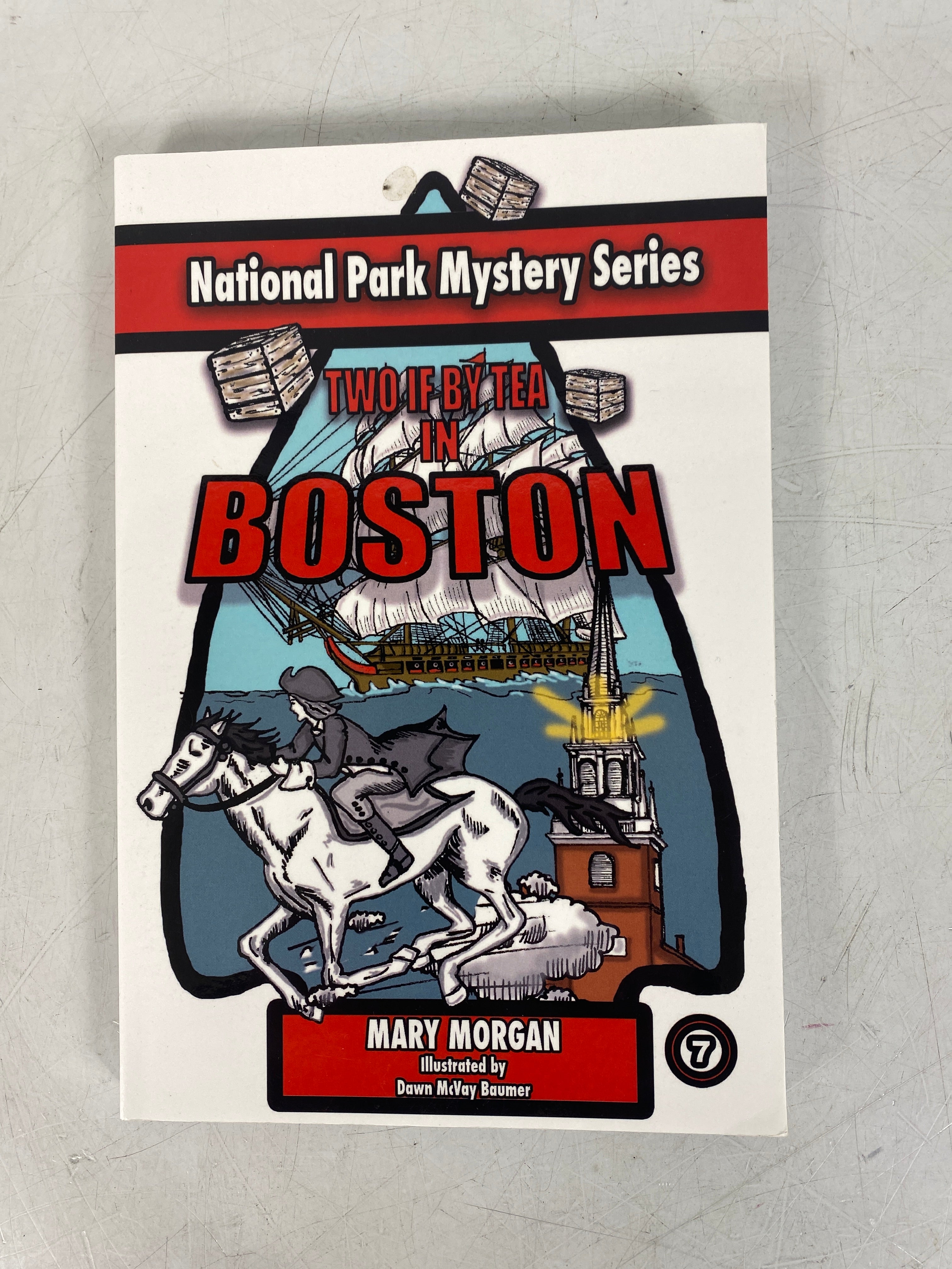 National Park Mystery Series Two if By Tea in Boston Mary Morgan *signed*