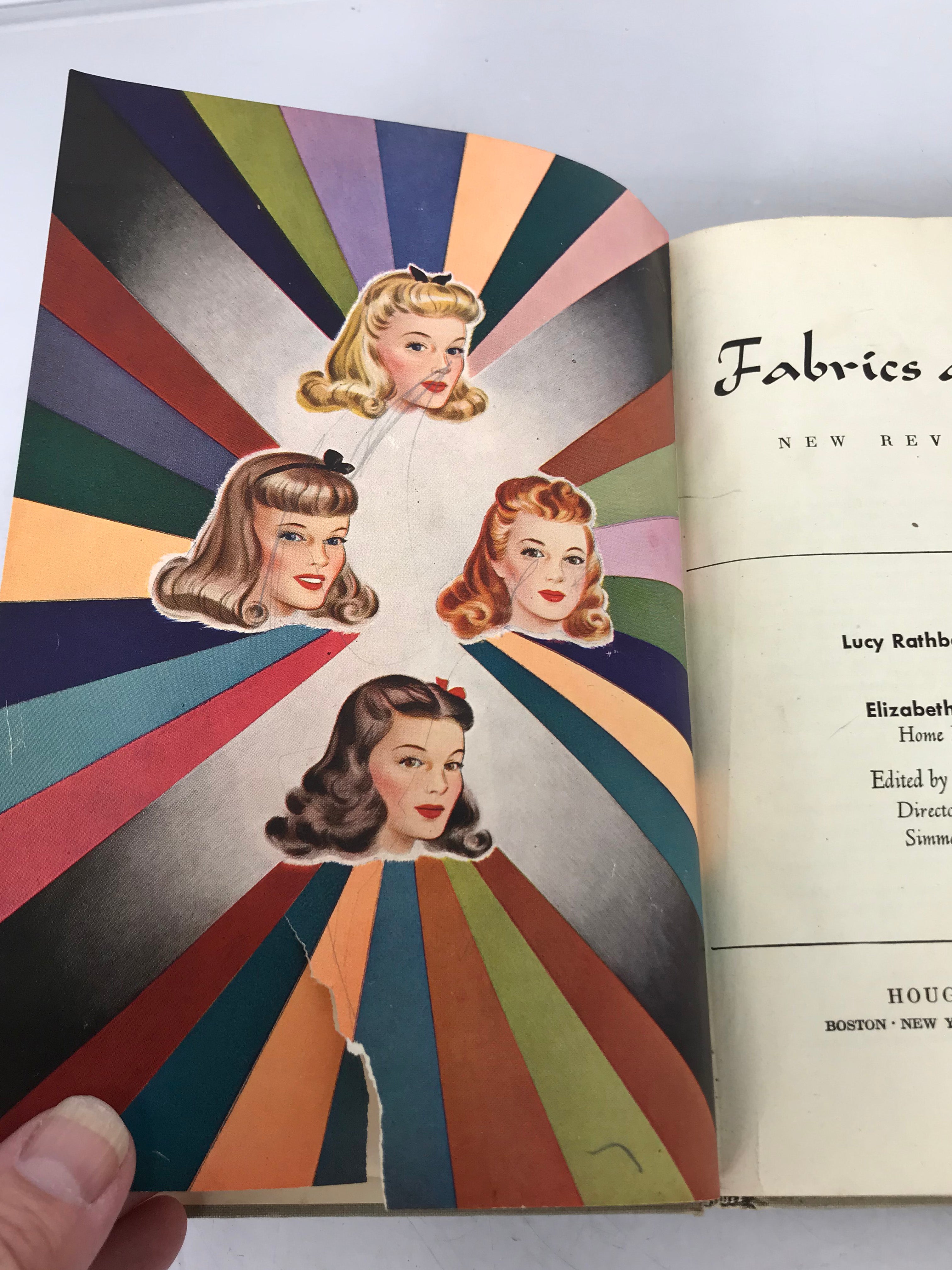 Fabrics and Dress by Rathbone and Tarpley 1943 HC