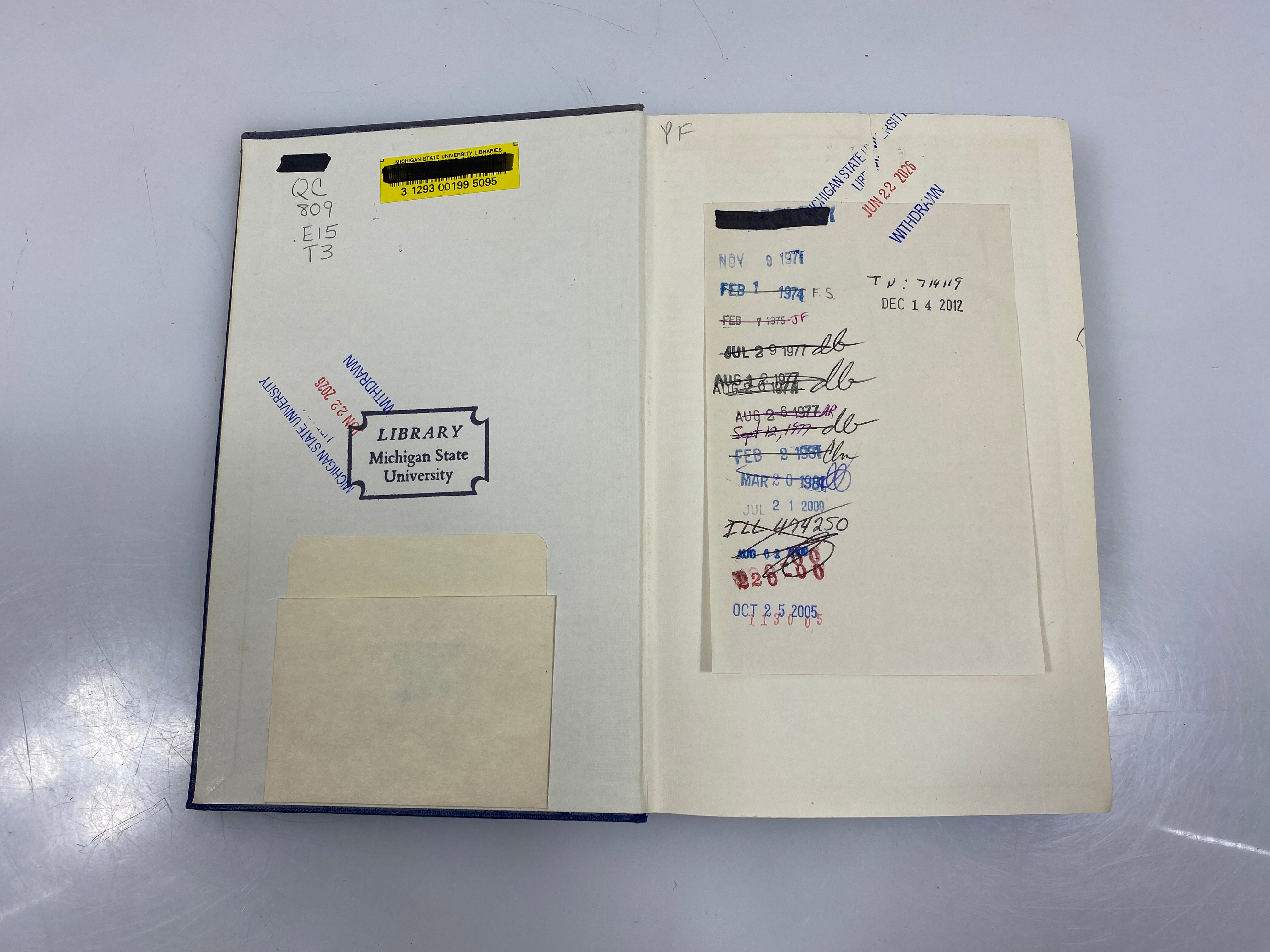 Earth Resistances by Tagg Ex-Library 1964 HC