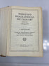 Webster's Biographical Dictionary 1961 HC