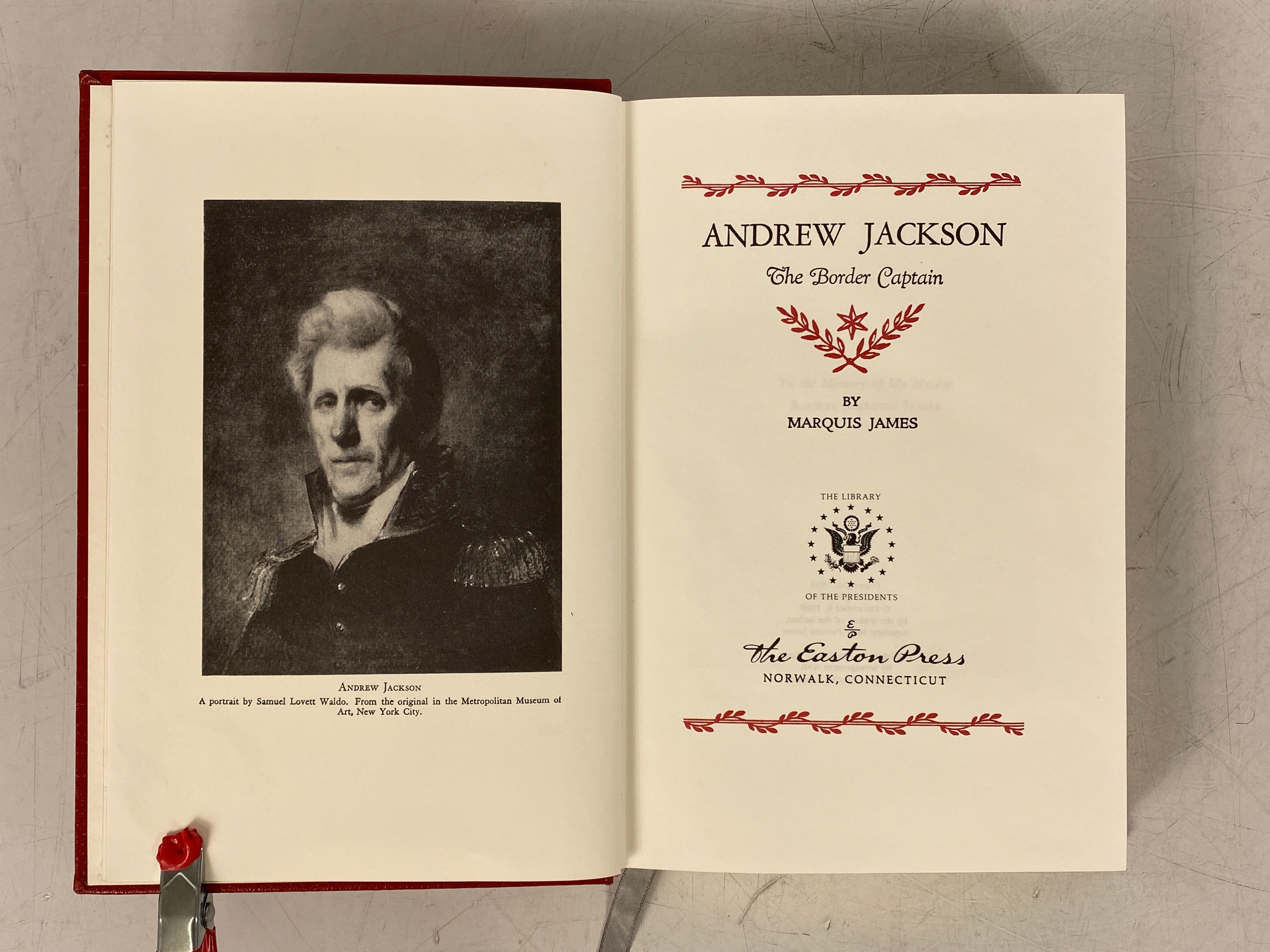 2 Vols: Andrew Jackson the Border Captain/Portrait of a President Easton Press