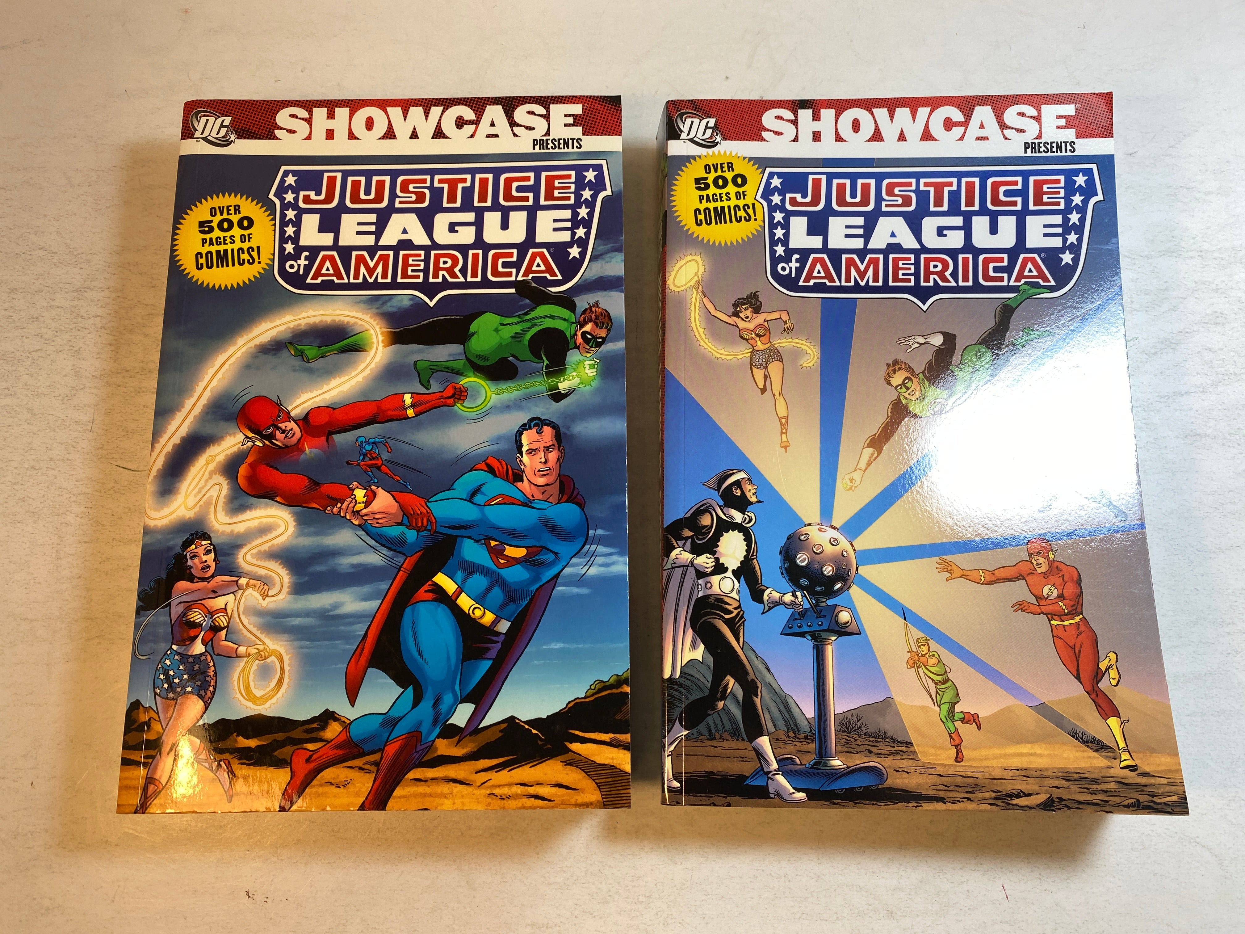 Lot of 2 DC Comics Showcase Justice League American Vols 1 and 2 2005-2007
