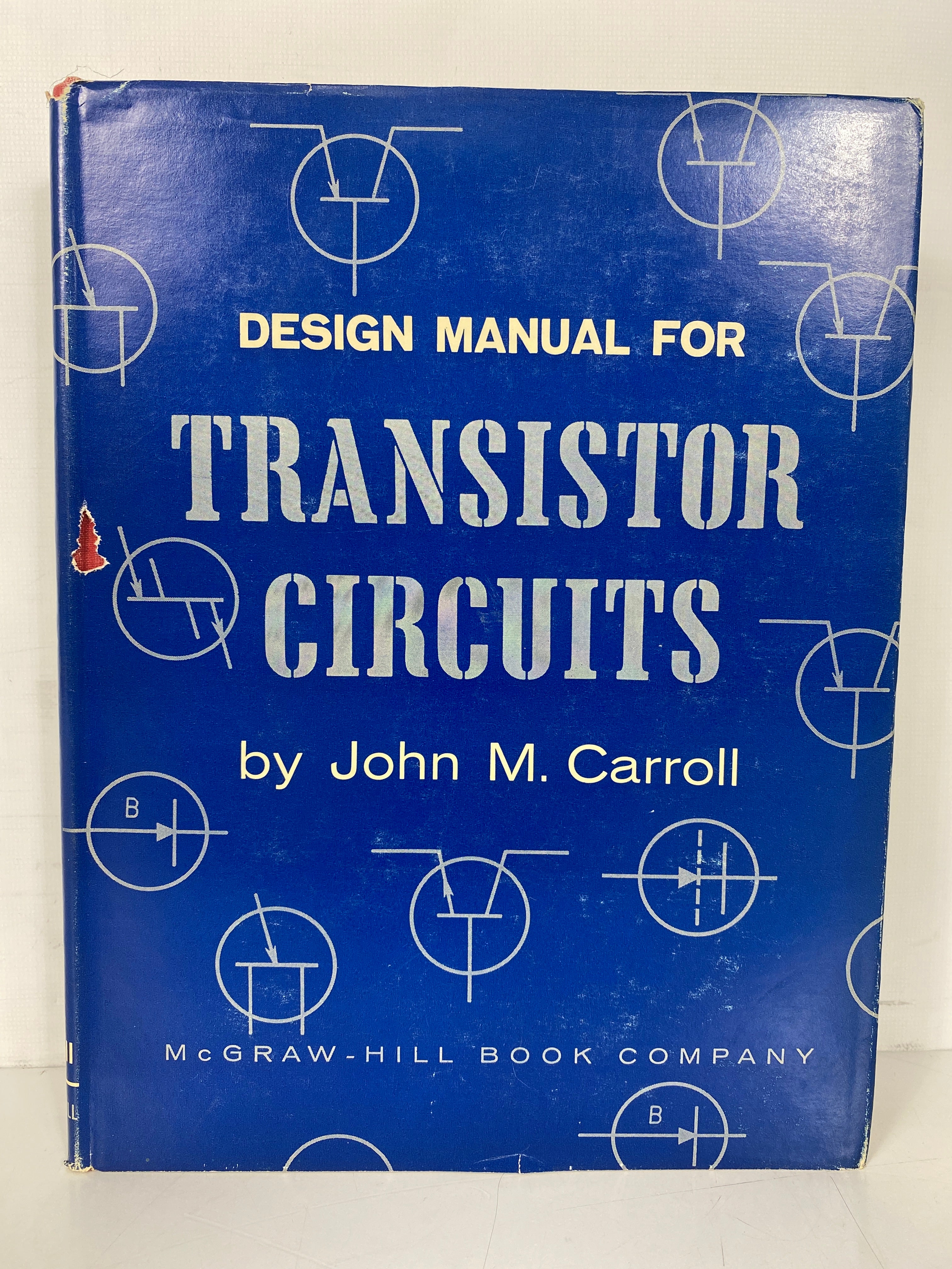 Design Manual for Transistor Circuits by John Carroll 1961 Vintage HC DJ