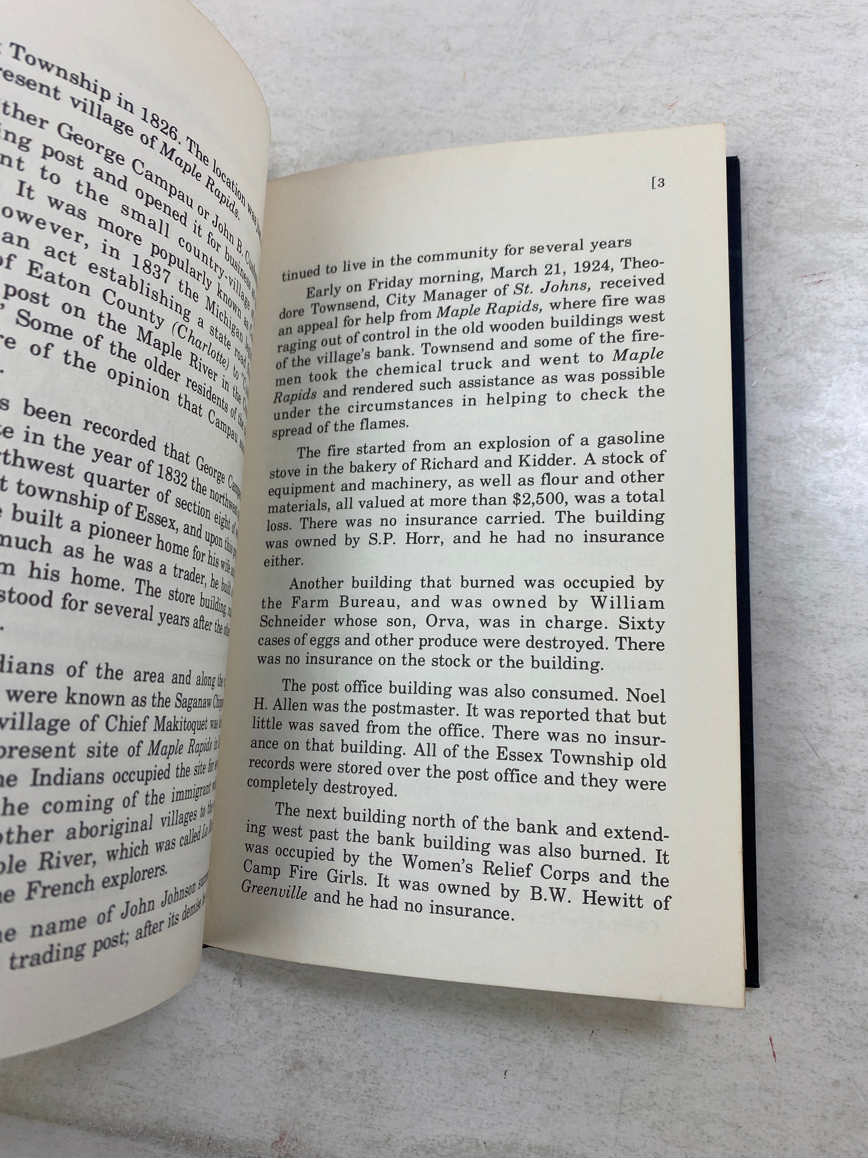 Forgotten Communities of Central Michigan Ford Stevens Caesar *Signed* 1978