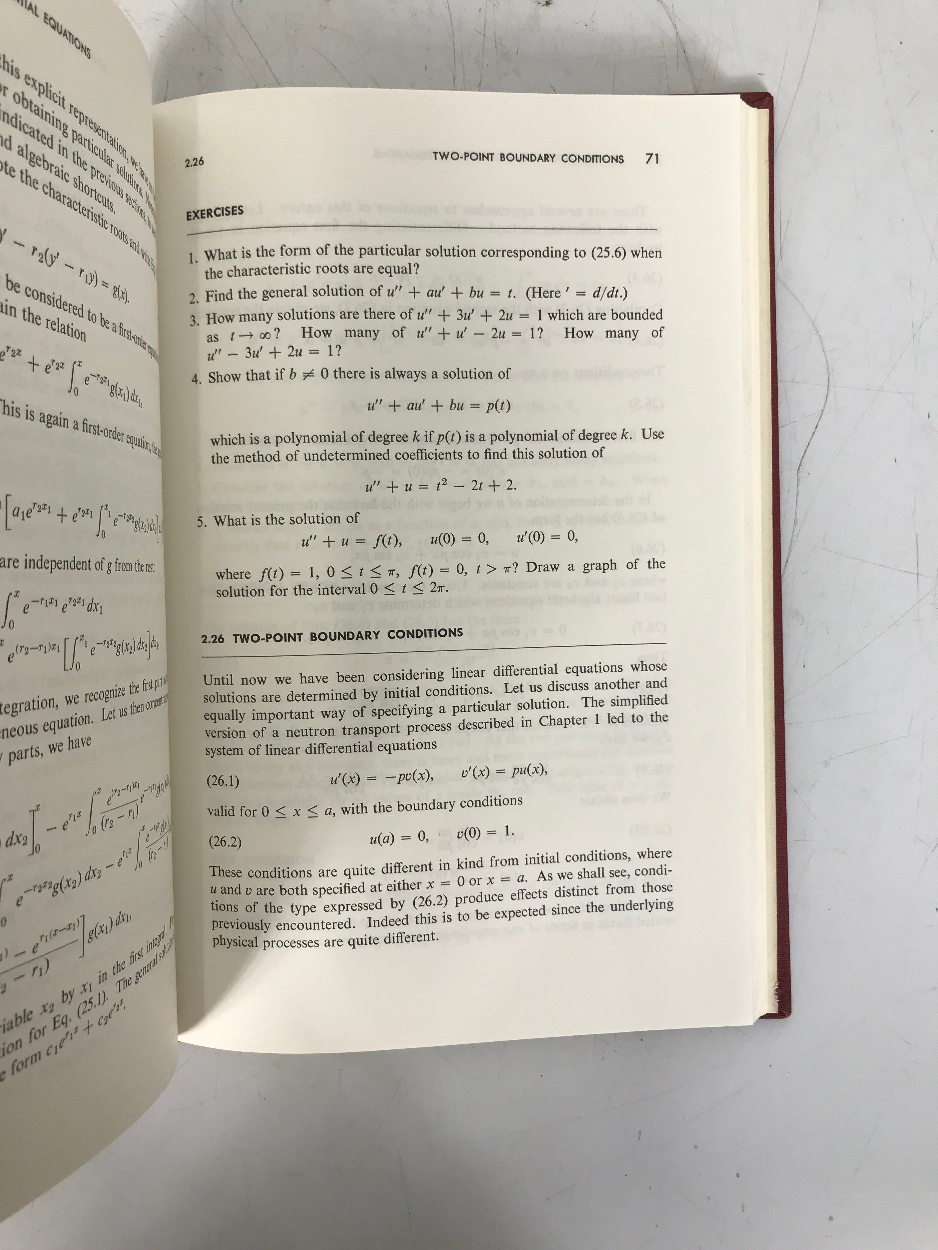 Modern Elementary Differential Equations Richard Bellman 1968 HC