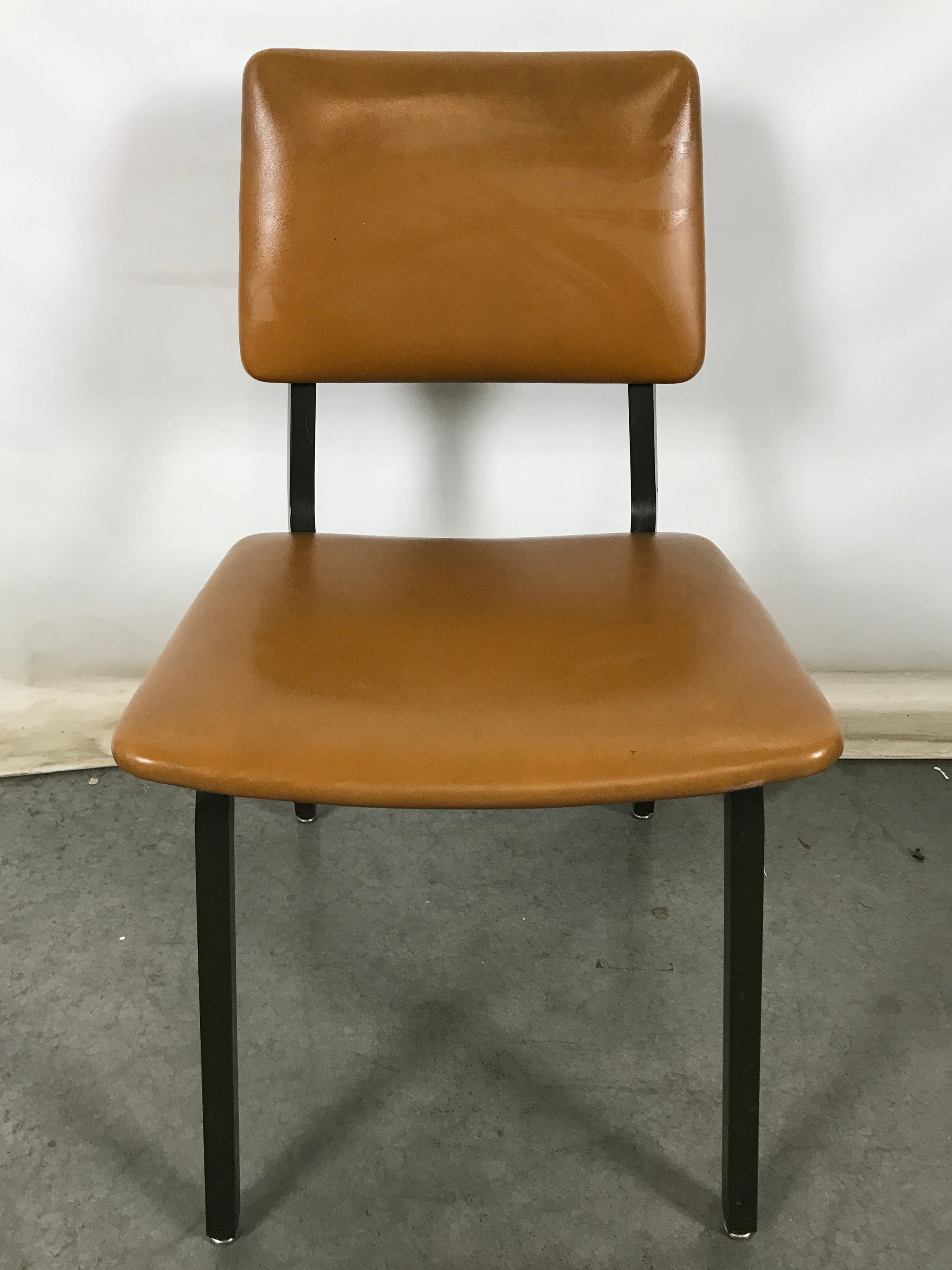 Steelcase Armless Brown Chair