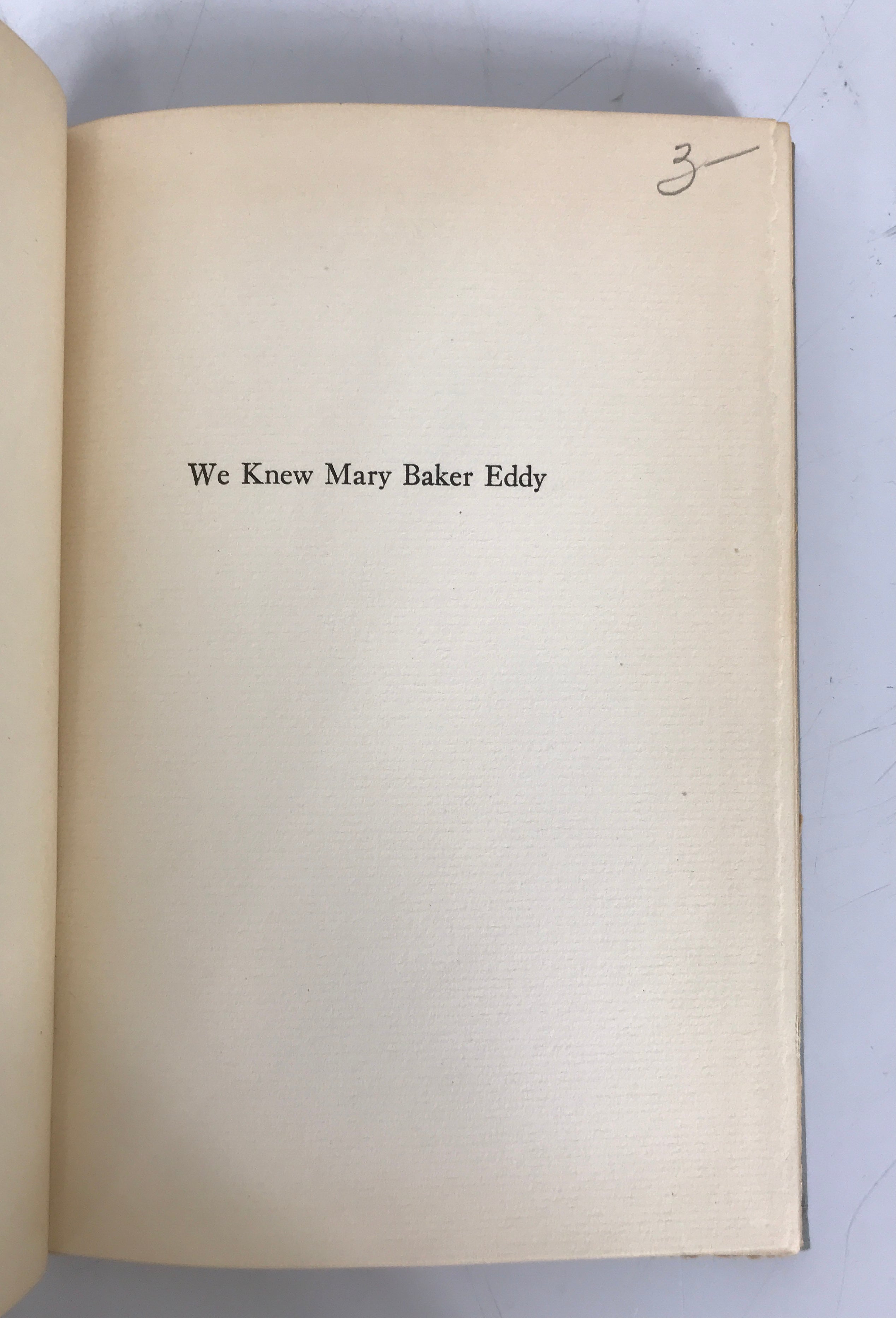 Lot of 4: We Knew Mary Baker Eddy 1st-4th Series 1943-1972 HC