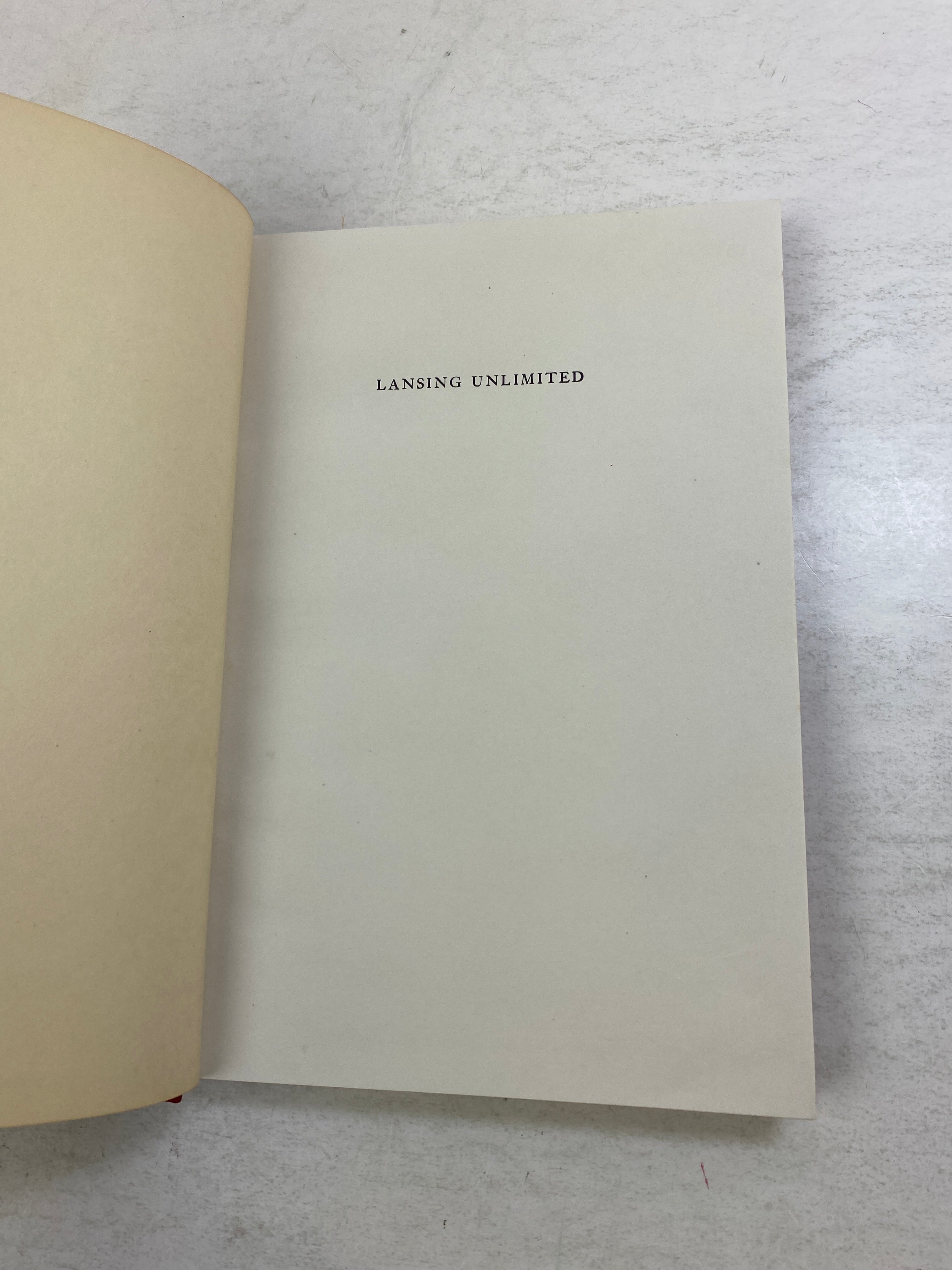 Lansing Unlimited Arthur Russell Lauder 1947 HC
