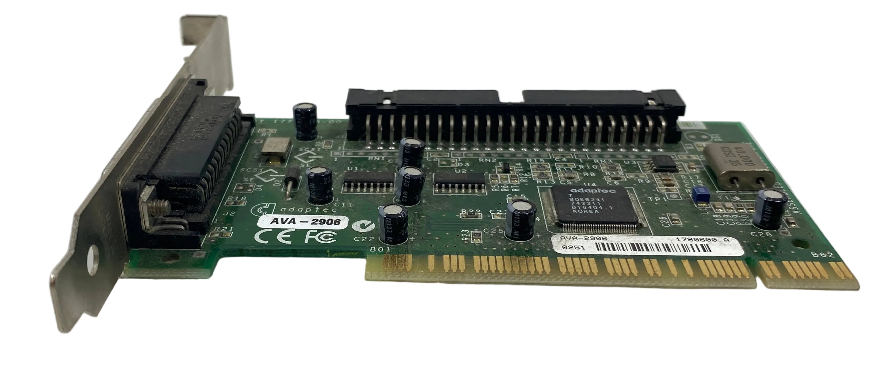 Adaptec AVA-2906 PCI SCSI Host Adapter Card