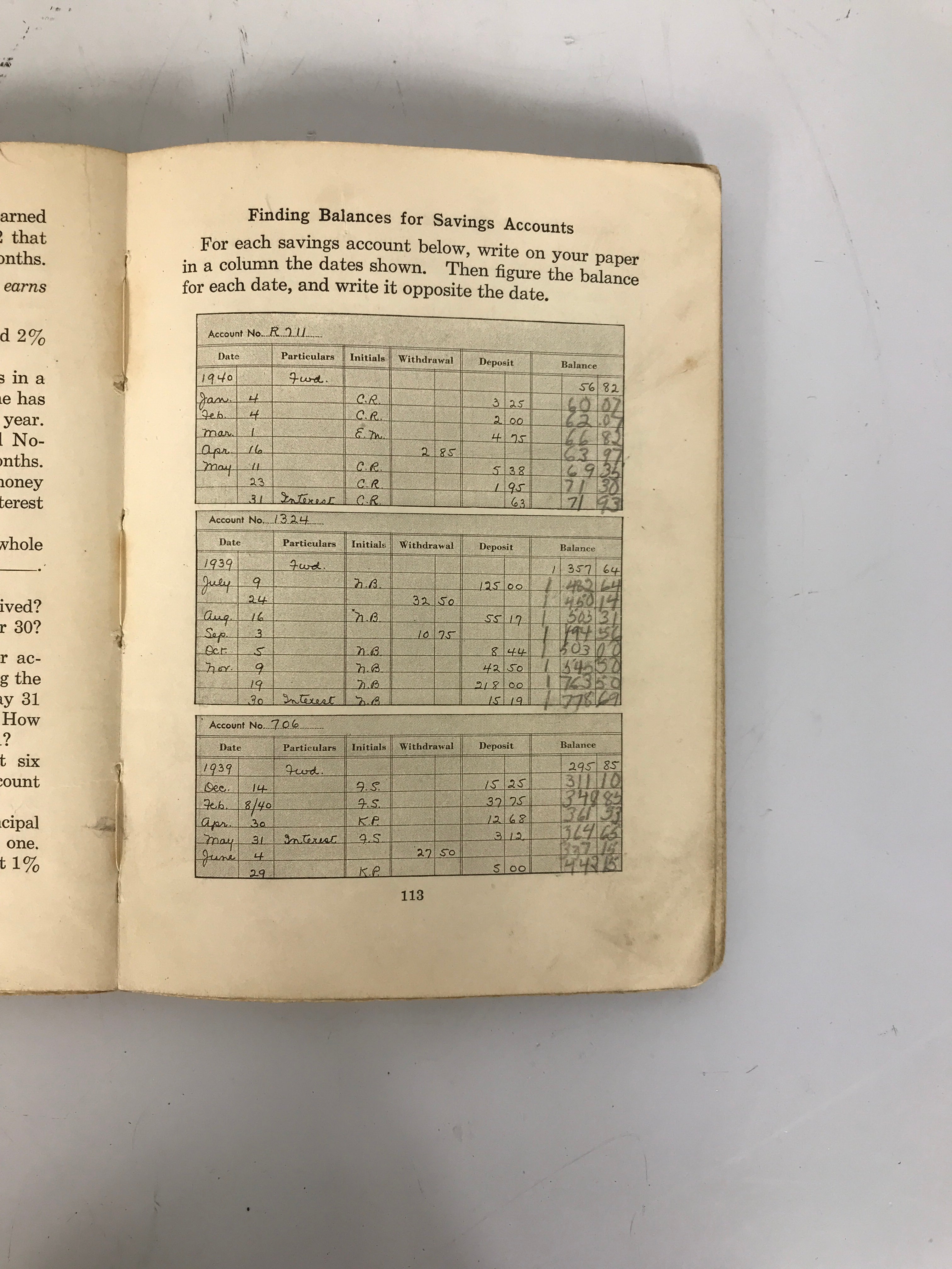 2 Vintage Math Texts: Junior Mathematics Grade 7 & 8 1940-1941 SC