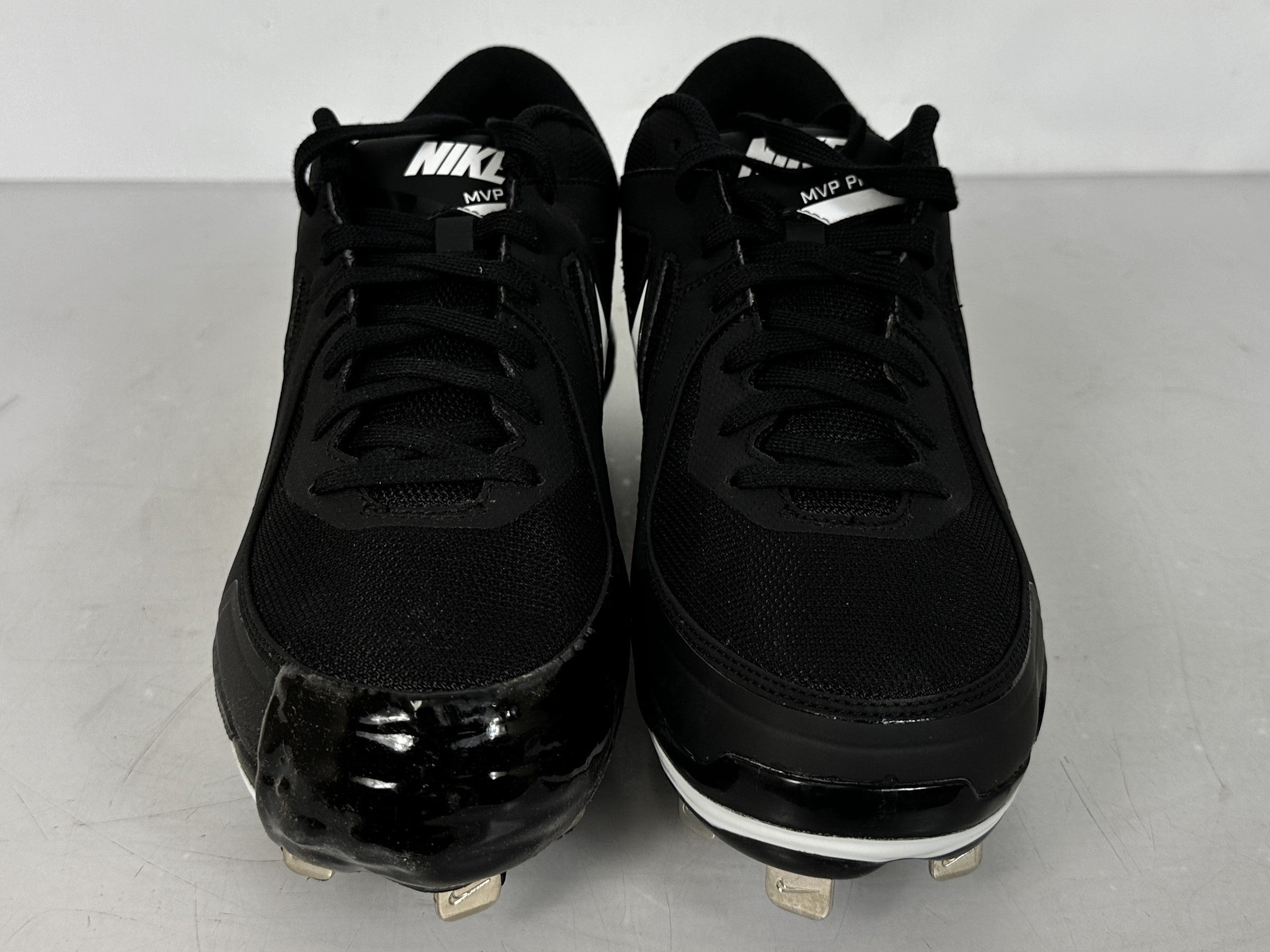 Nike Black Mesh Air MVP Pro Metal Baseball Cleat Men's Size 10 *Dipped Toe*