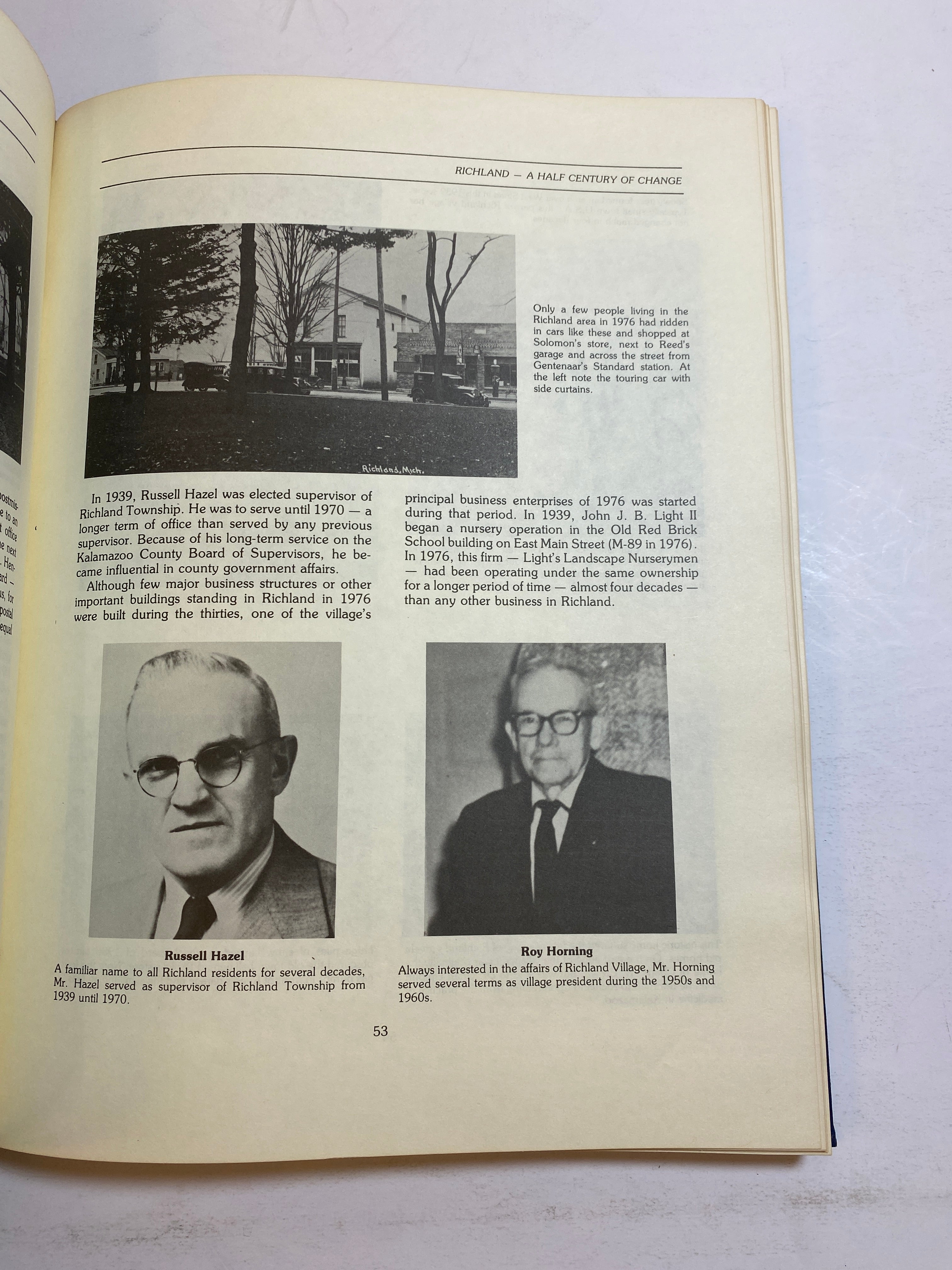Richland, Michigan Prairie Beginnings HC 1981