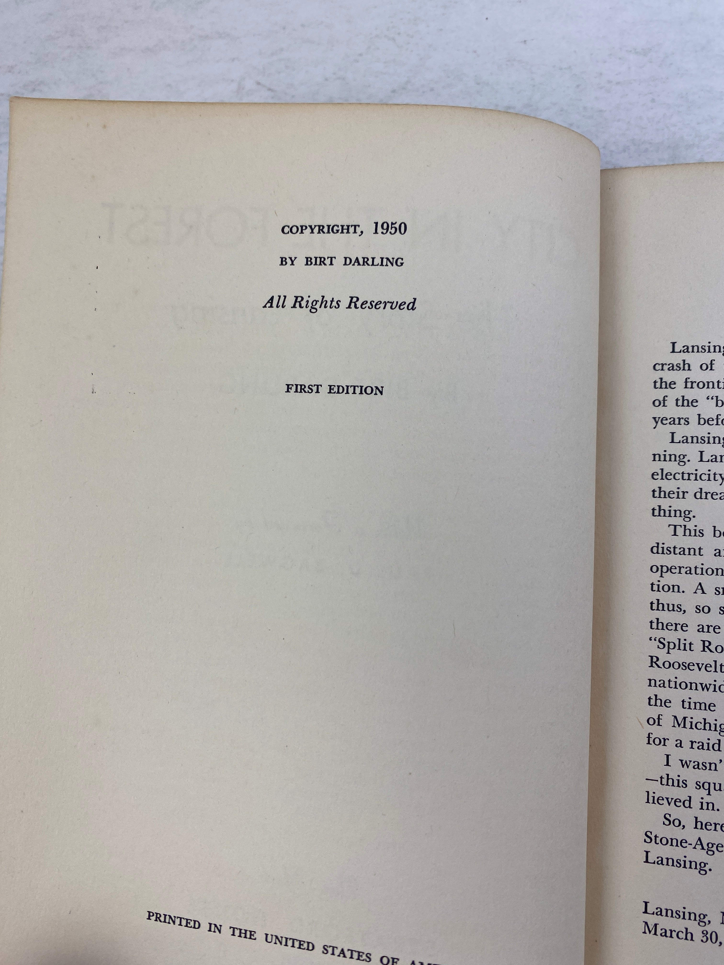 City in the Forest: Story of Lansing HC Birt Darling 1950