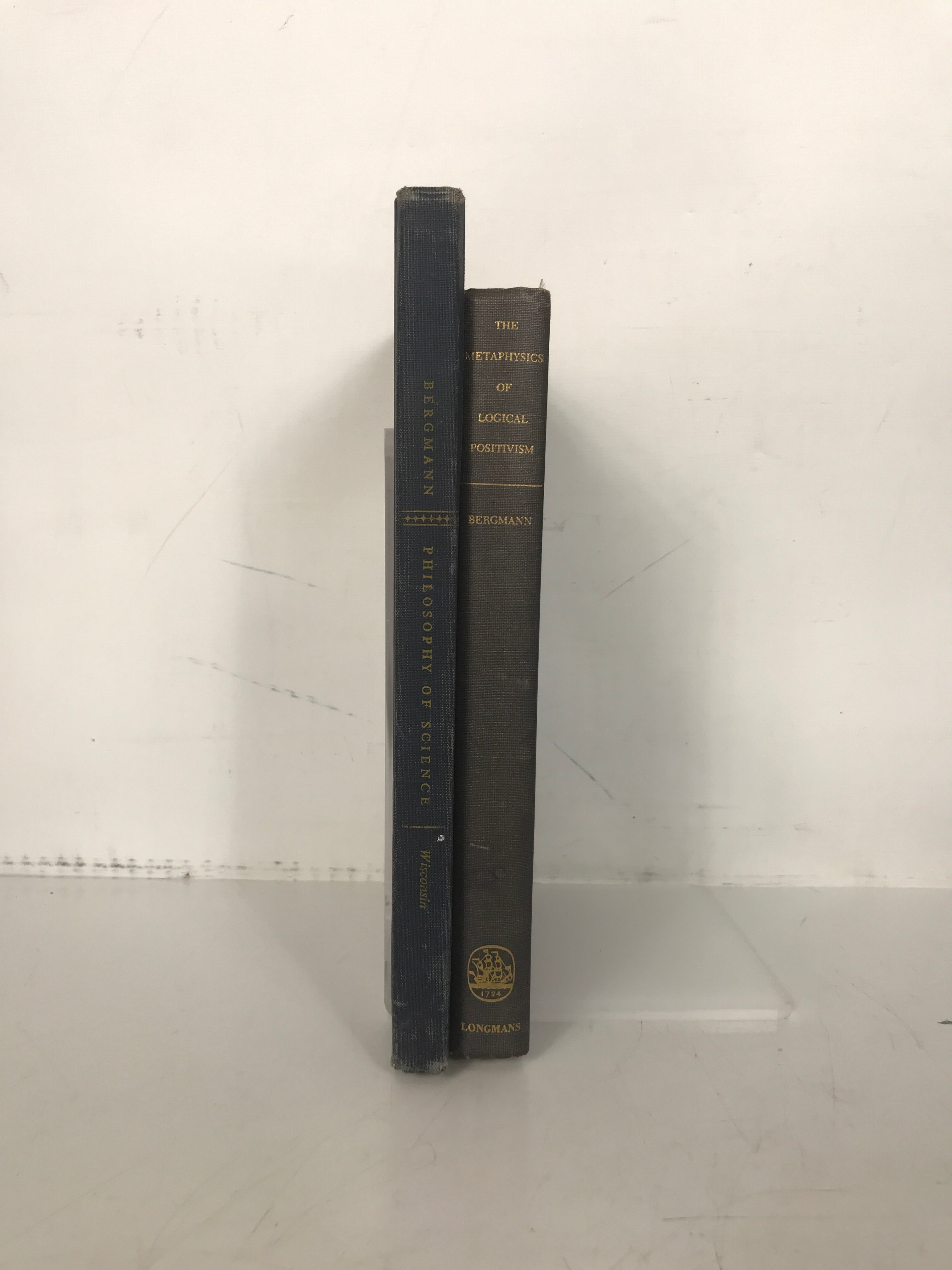 2 Vol Metaphysics of Logical Positivism/Philosophy of Science Bergmann 1954-58 HC