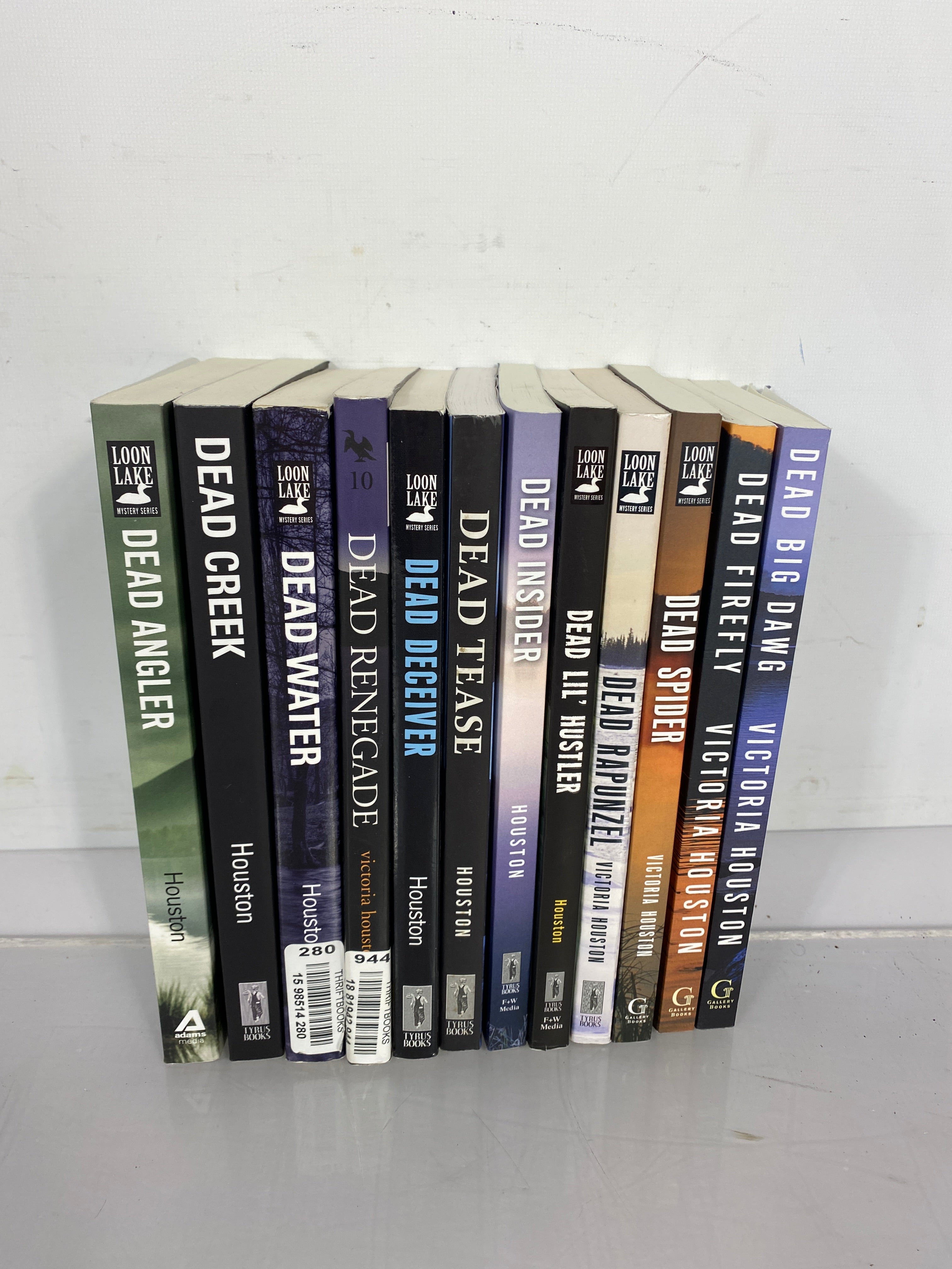 Lot of 12 Loon Lake Mystery by Victoria Houston 2000-2019 PB