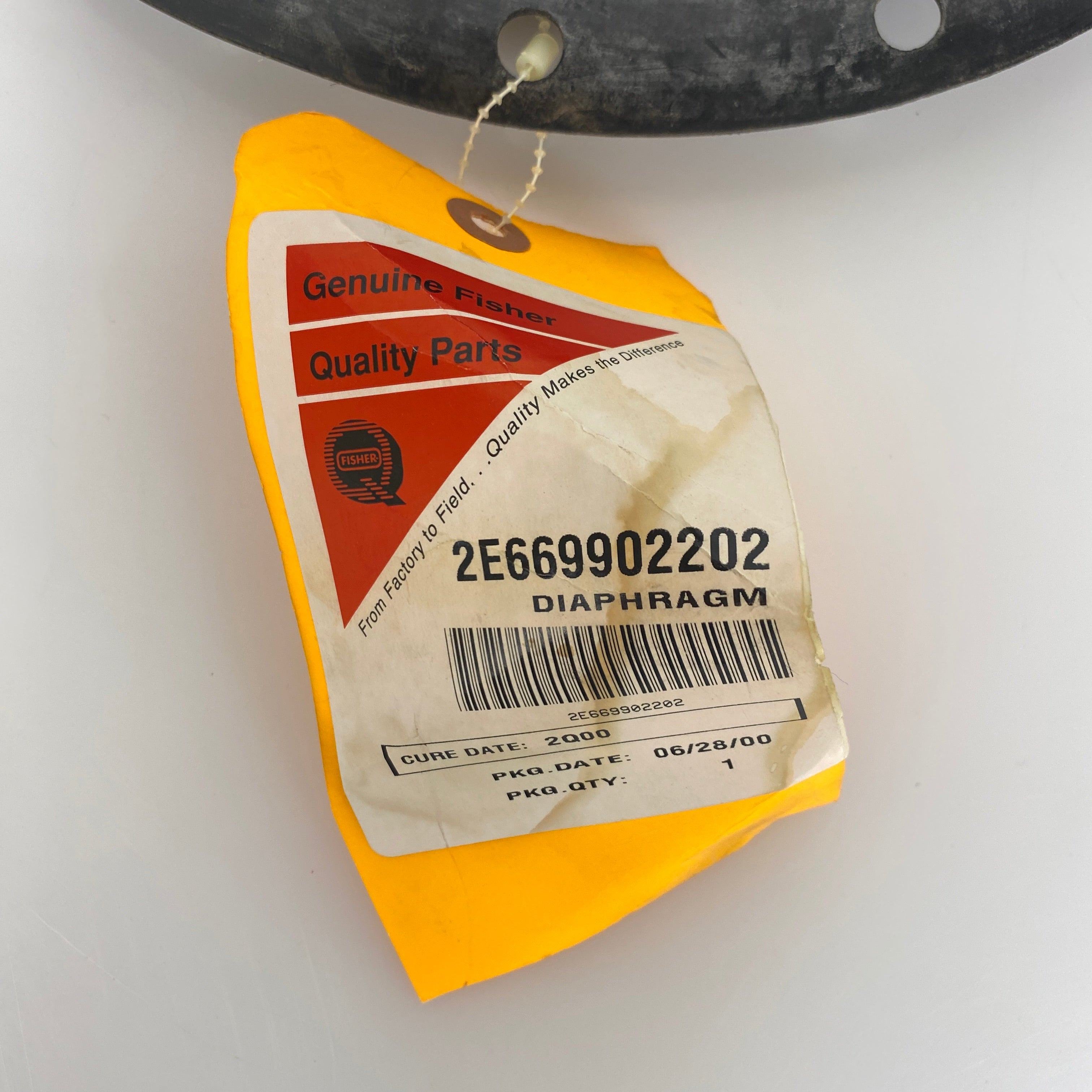 Fisher #2E669902202 Rubber Diaphragm 34-40
