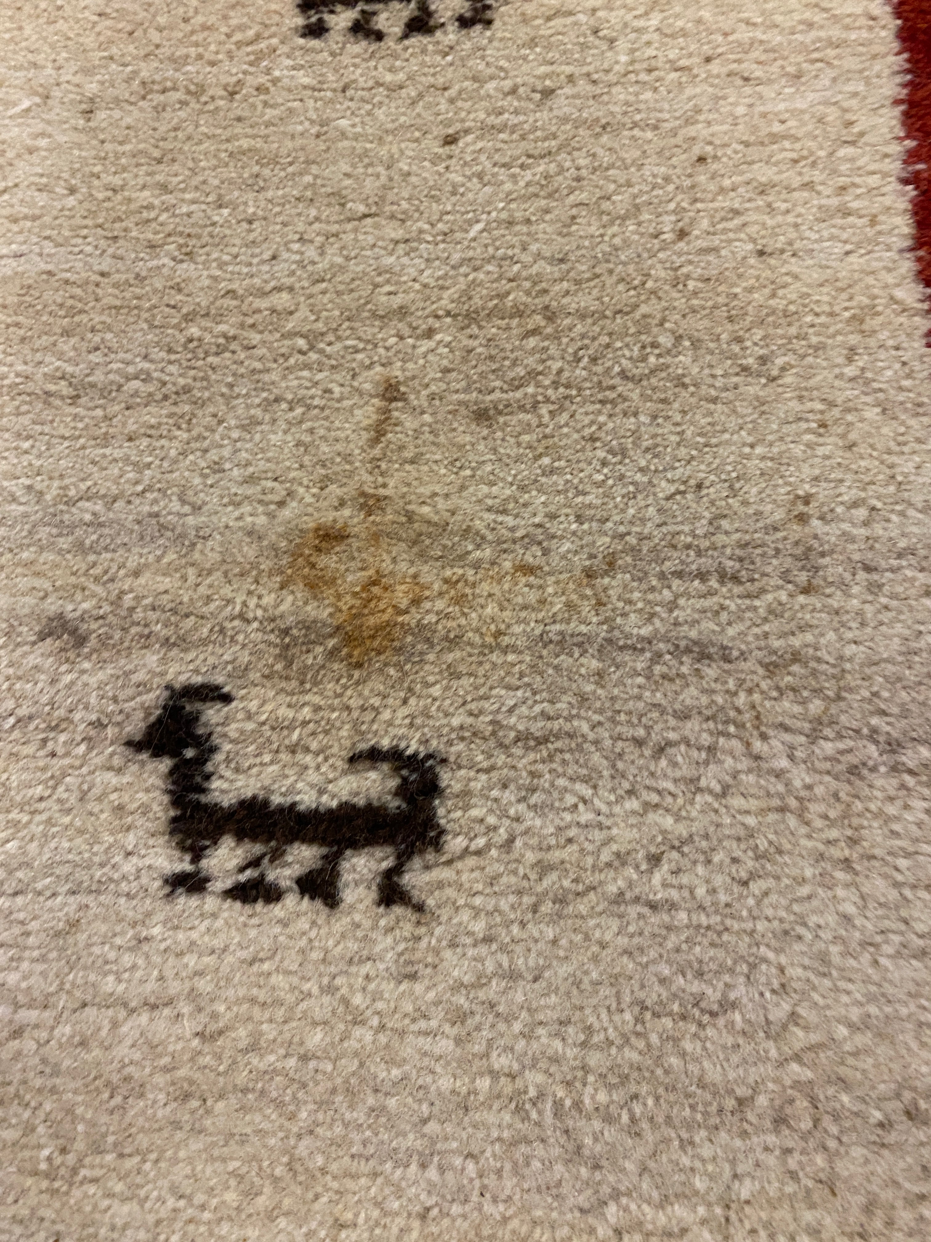 Antique Gabbeh Style Rug