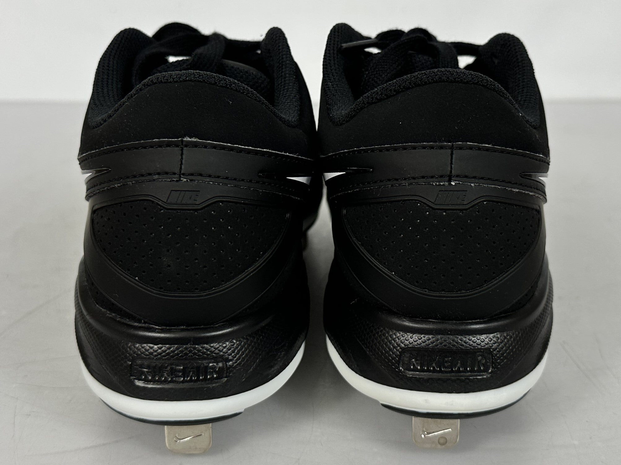 Nike Black & White Air MVP Pro Metal Baseball Cleat Men's Size 7 *Dipped Toe*