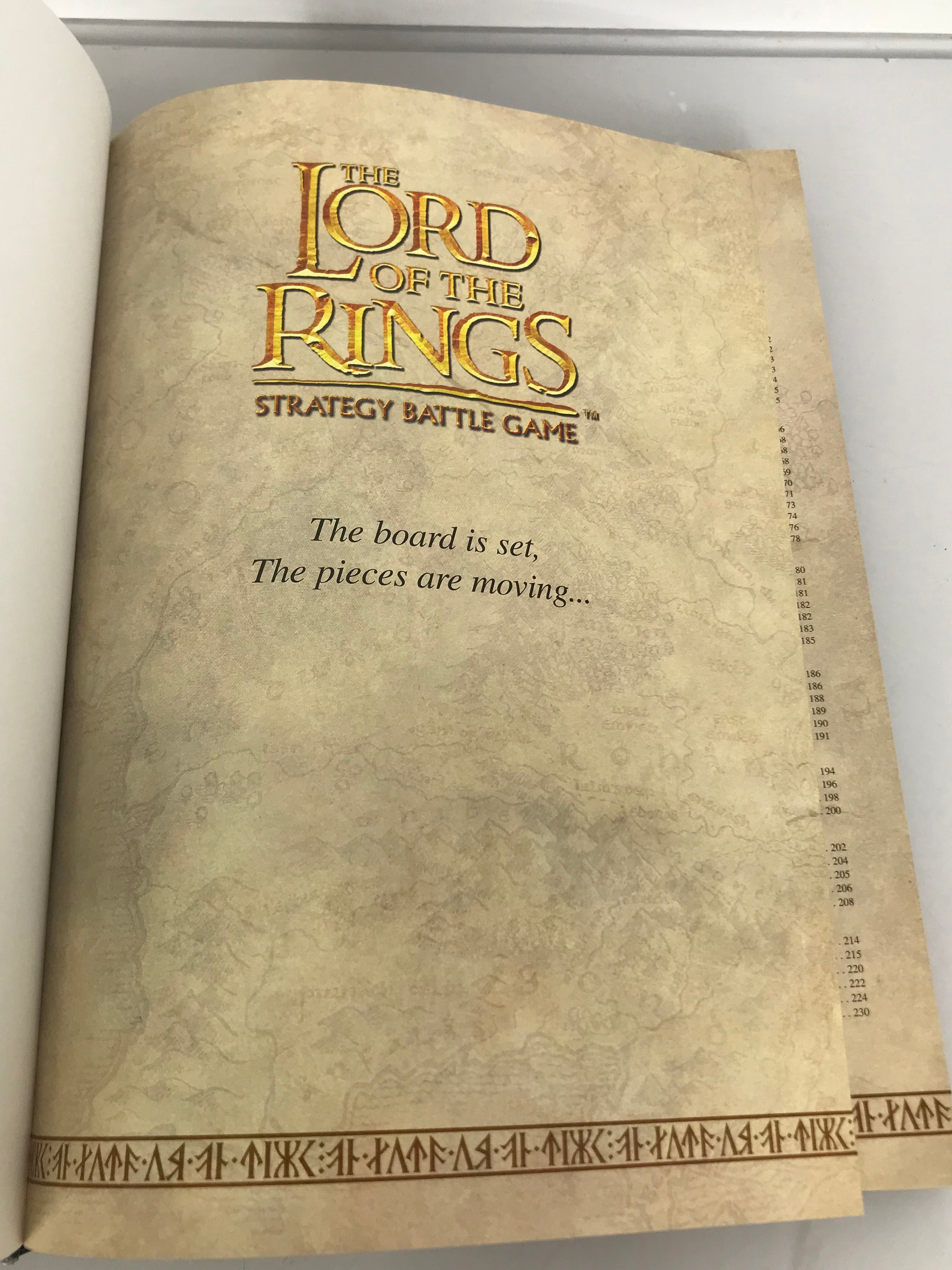 Lot of 7 Warhammer Lord of the Rings Rulebooks