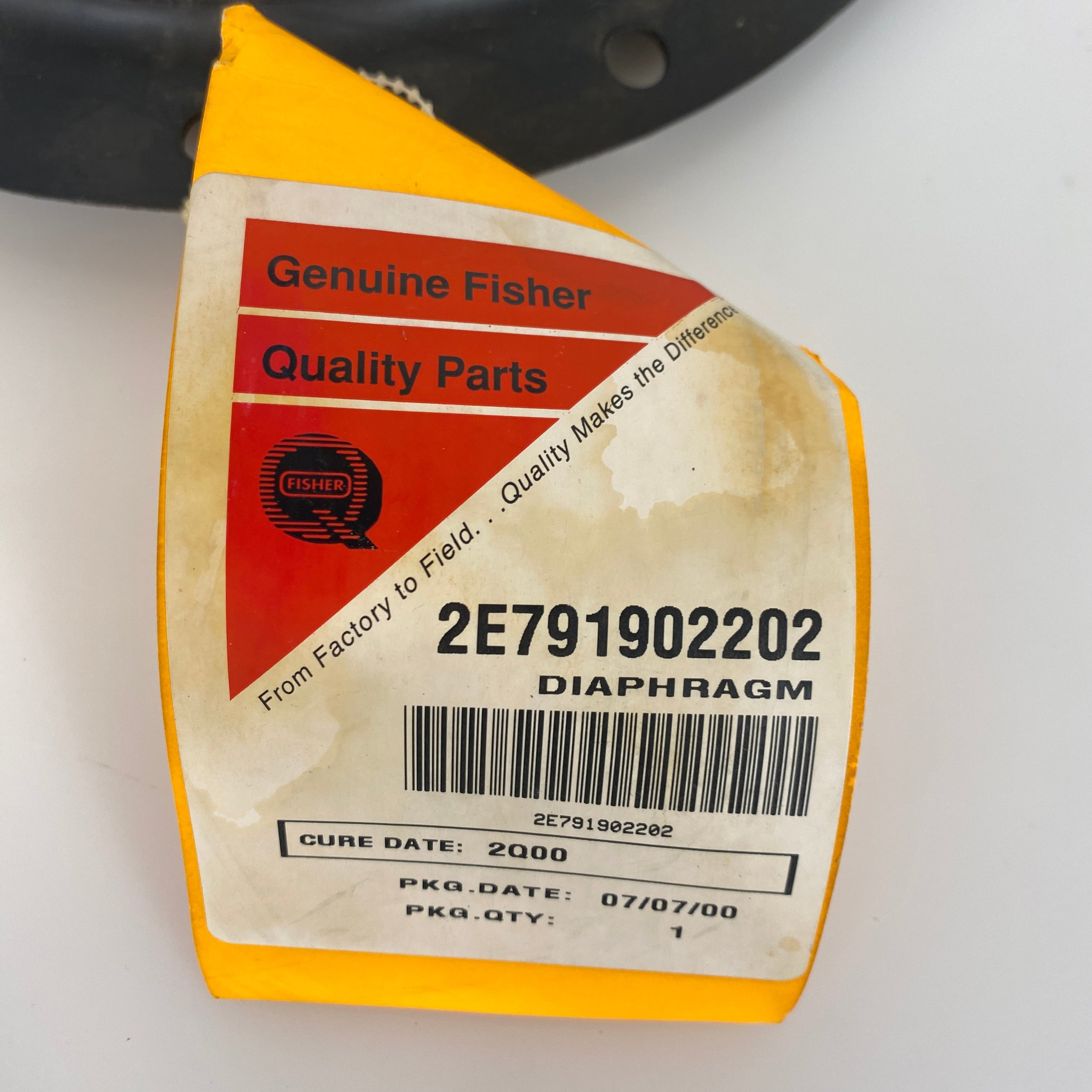 Fisher #2E791902202 Rubber Diaphragm 30