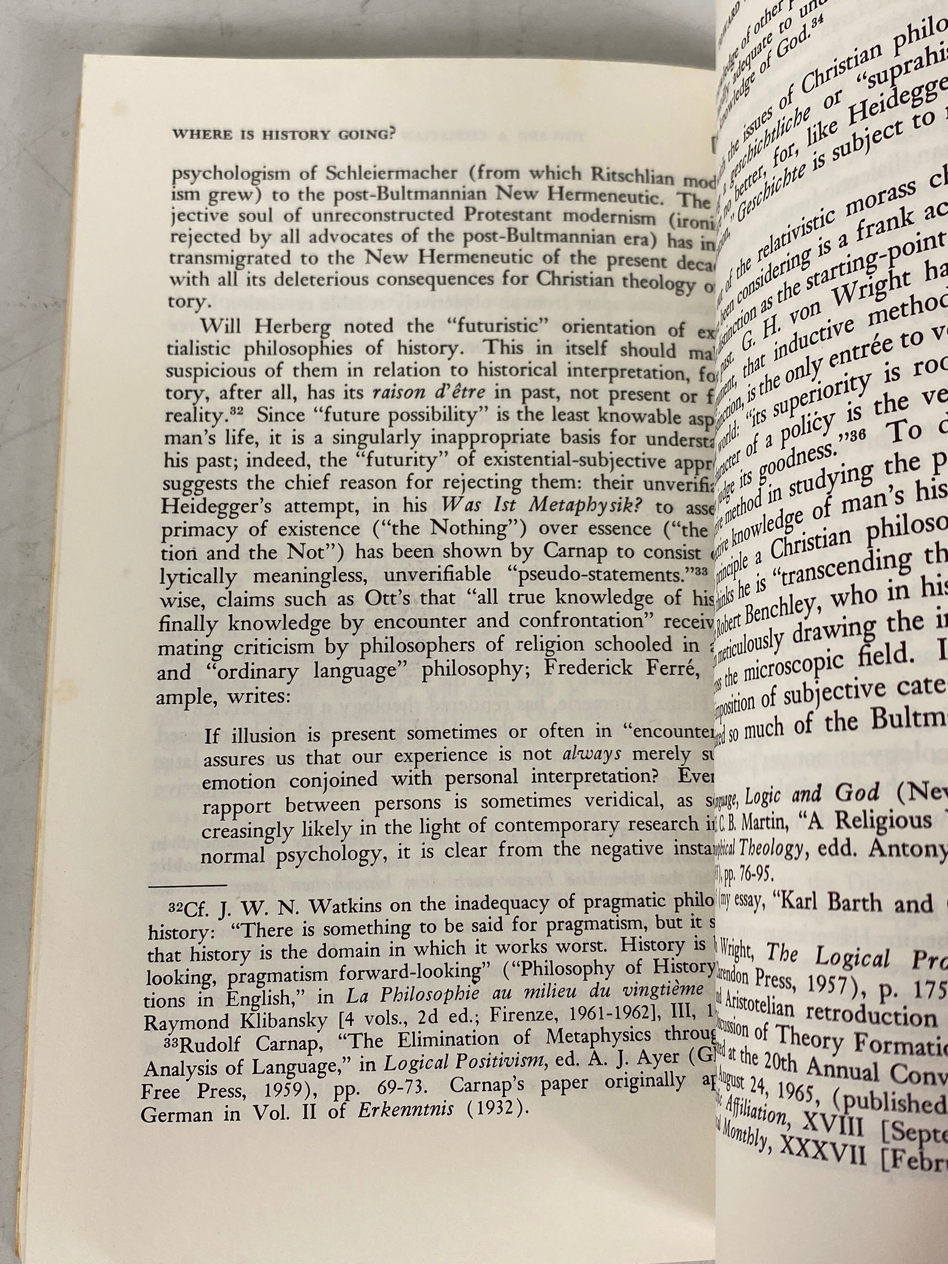 Where is History Going? John Warwick Montgomery 1972 Vintage SC