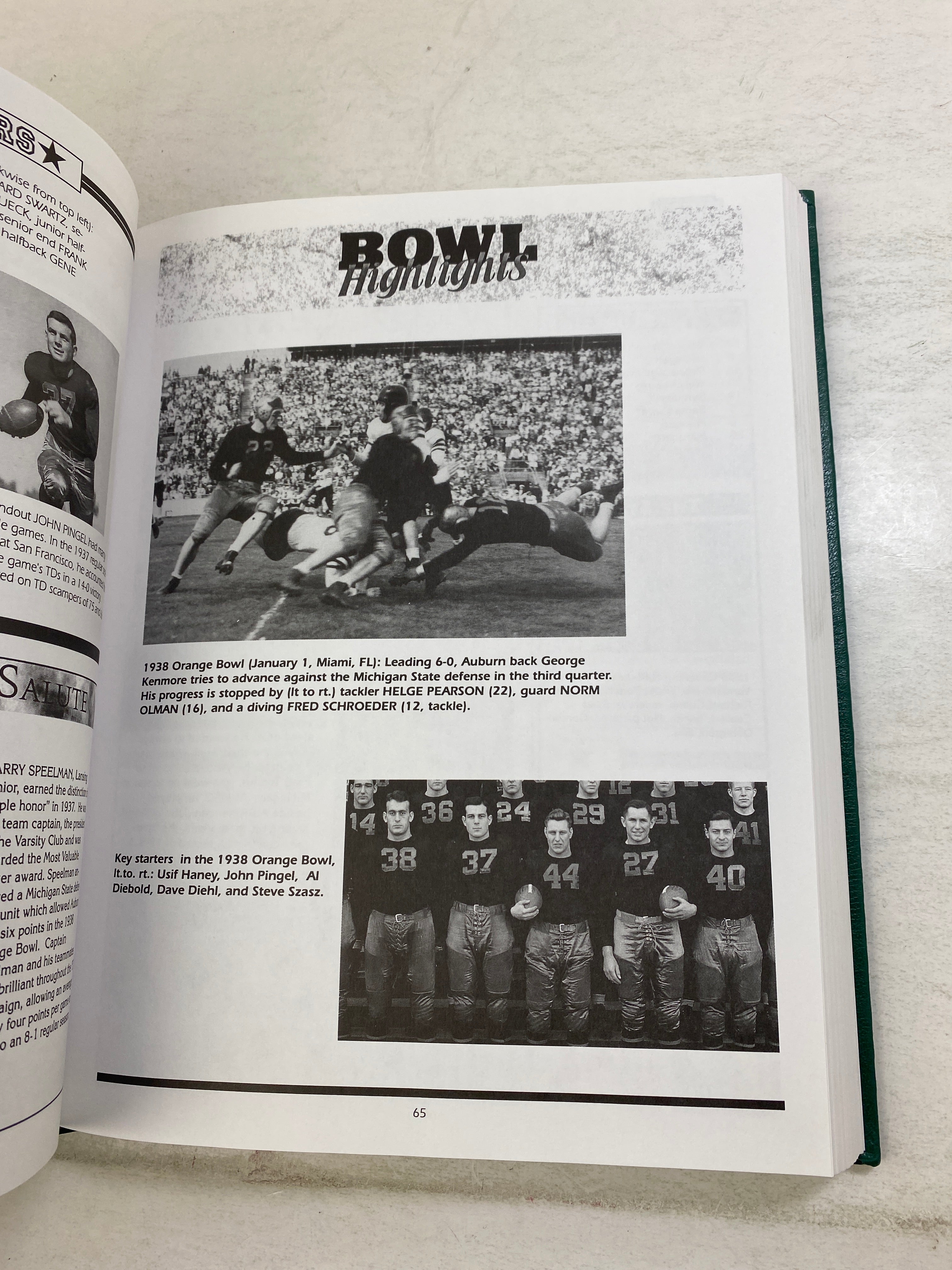 Spartan Football 100 Seasons of Gridiron Glory 1996 HC