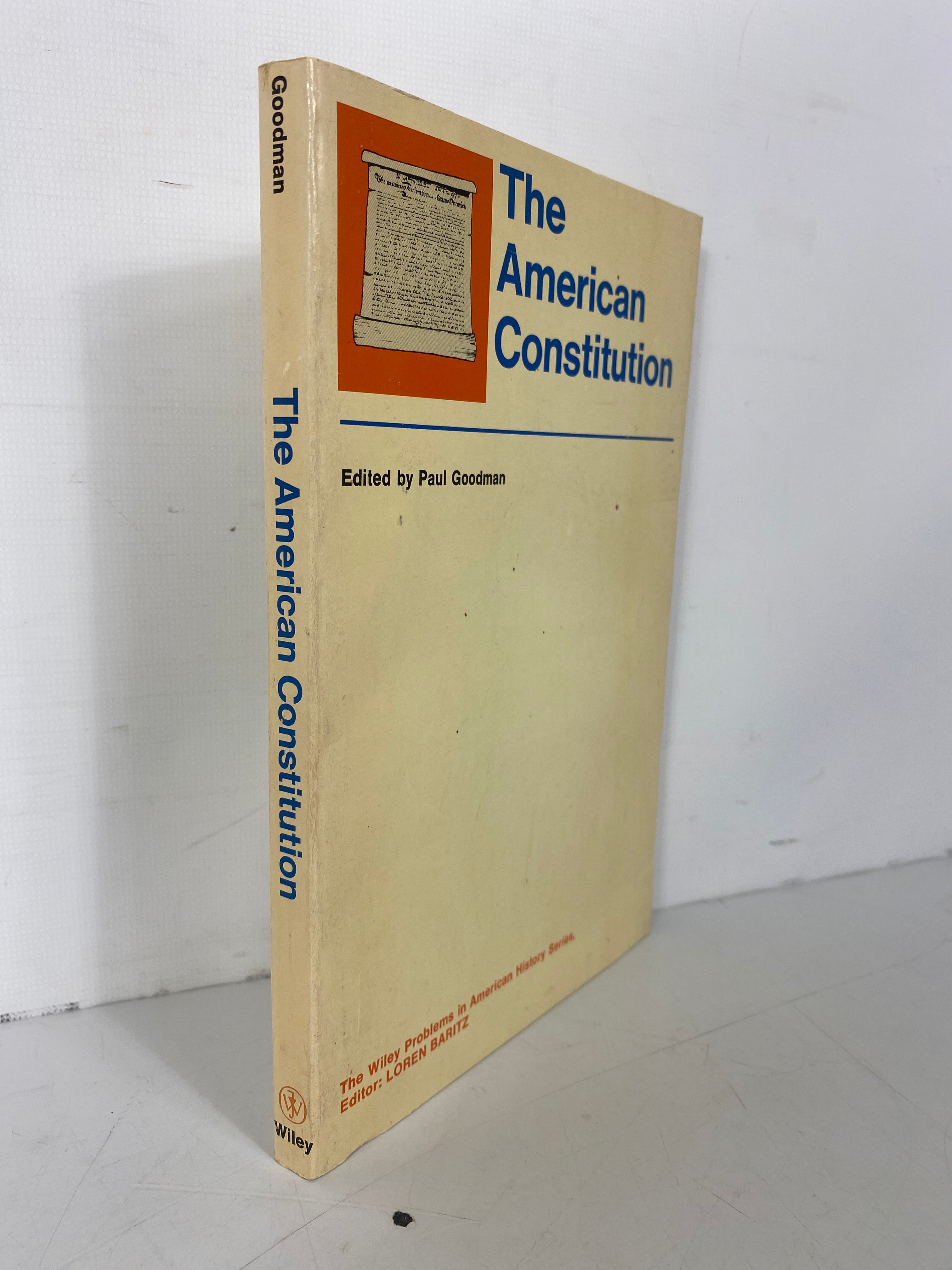 The American Constitution by Paul Goodman 1970 Vintage SC