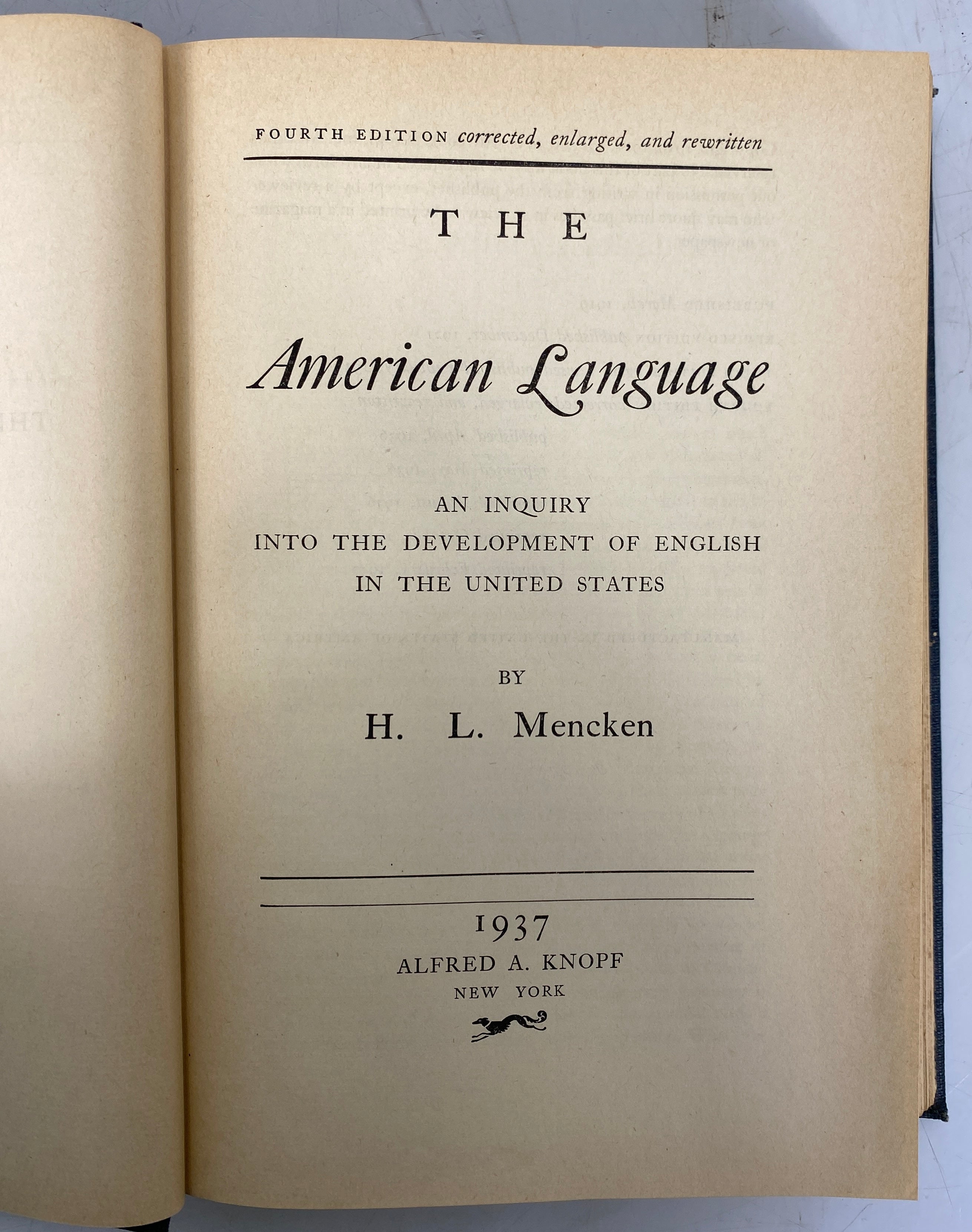 Lot of 2: The American Language (1937)/Aspects of Language (1968)