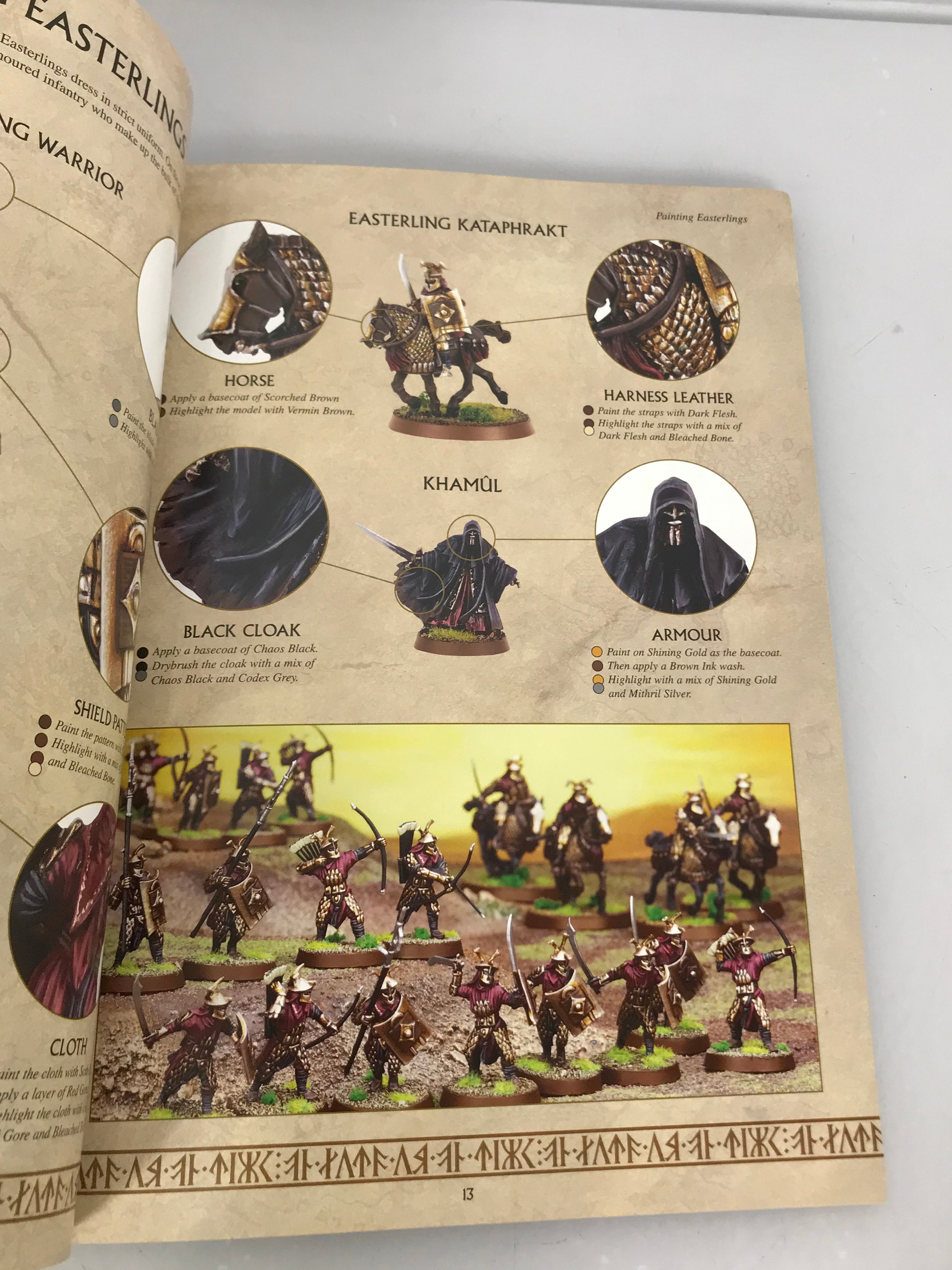 Lot of 7 Warhammer Lord of the Rings Rulebooks