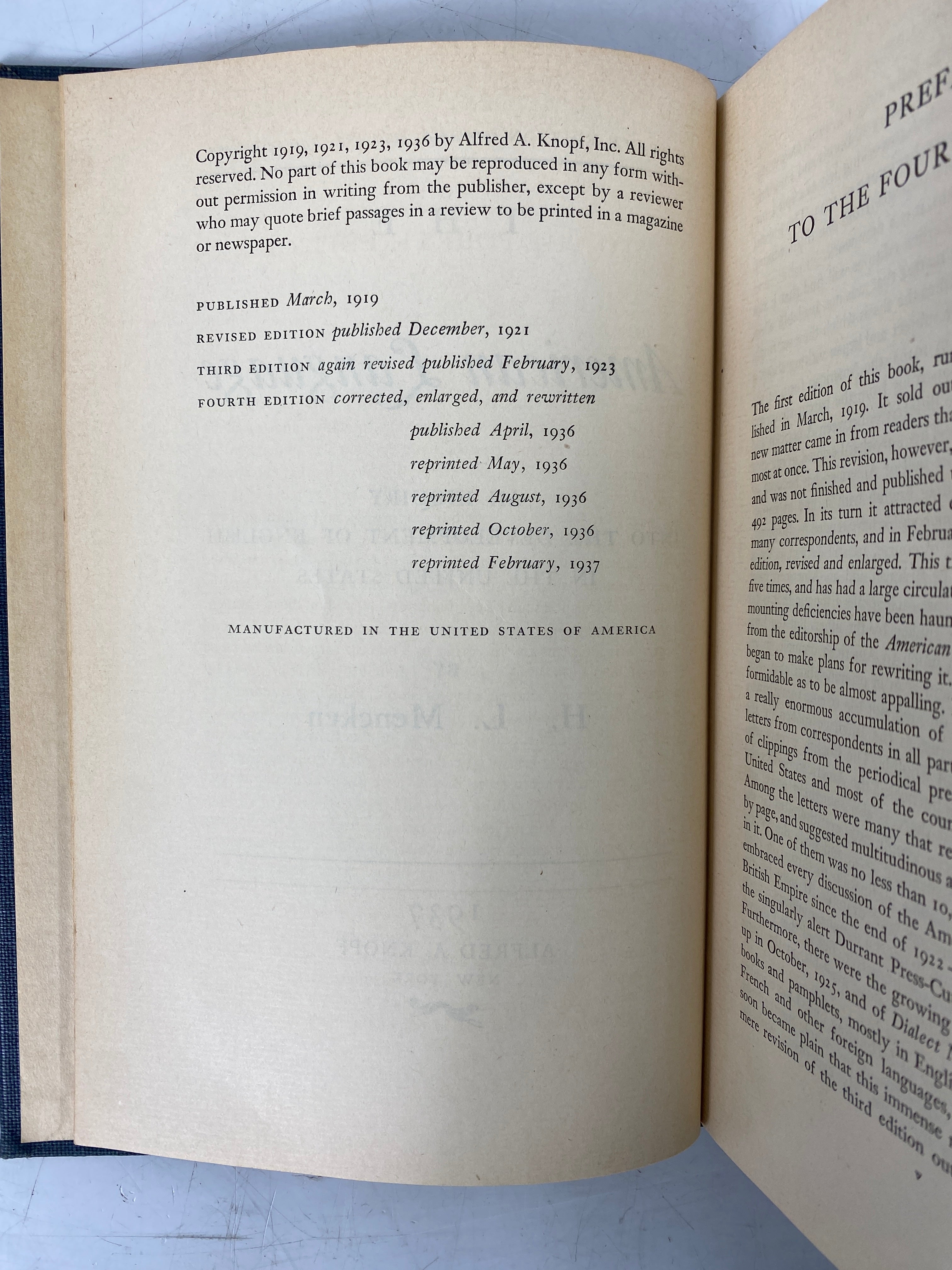 Lot of 2: The American Language (1937)/Aspects of Language (1968)