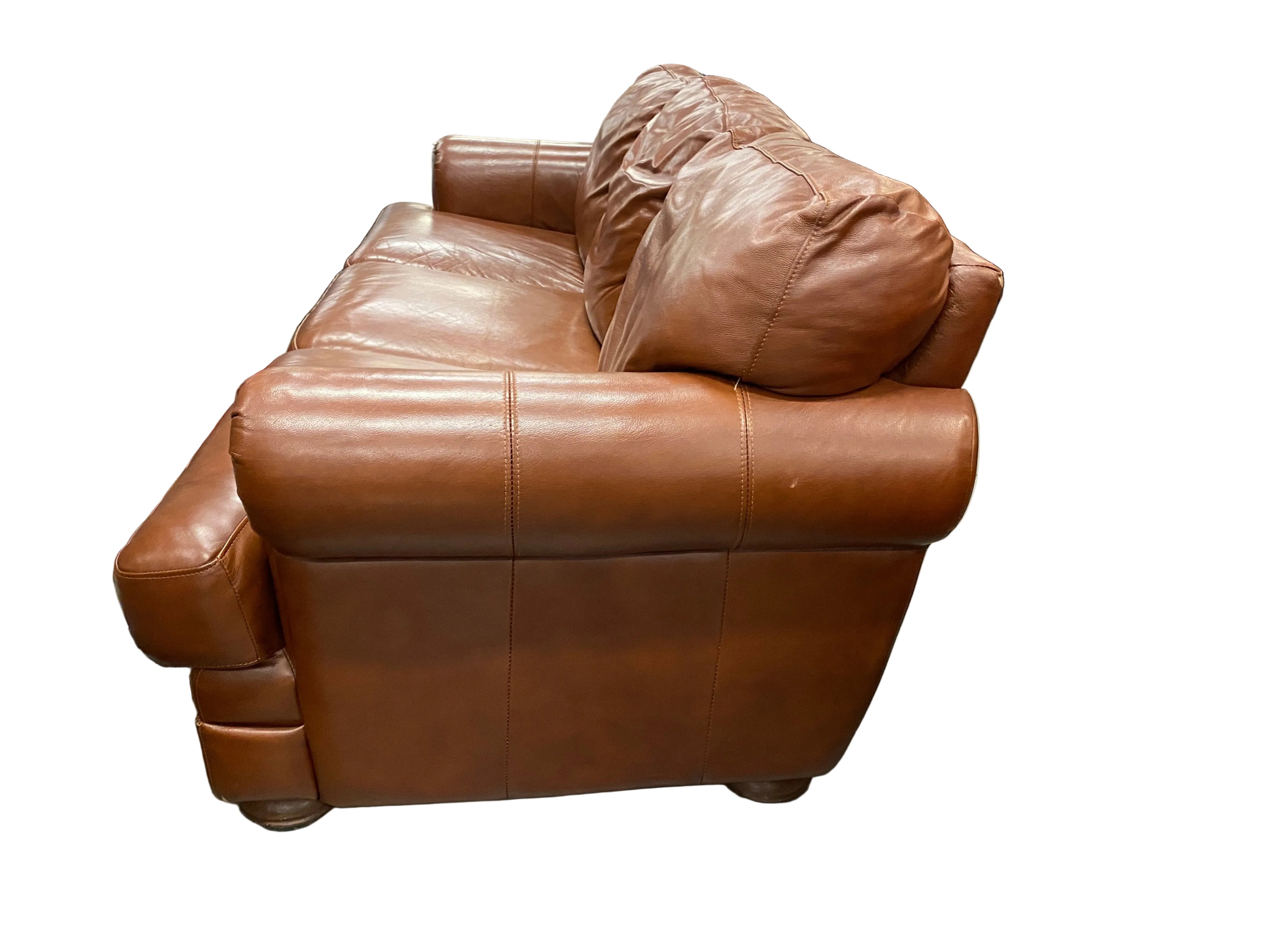 Divani Chateau D'ax Leather Couch