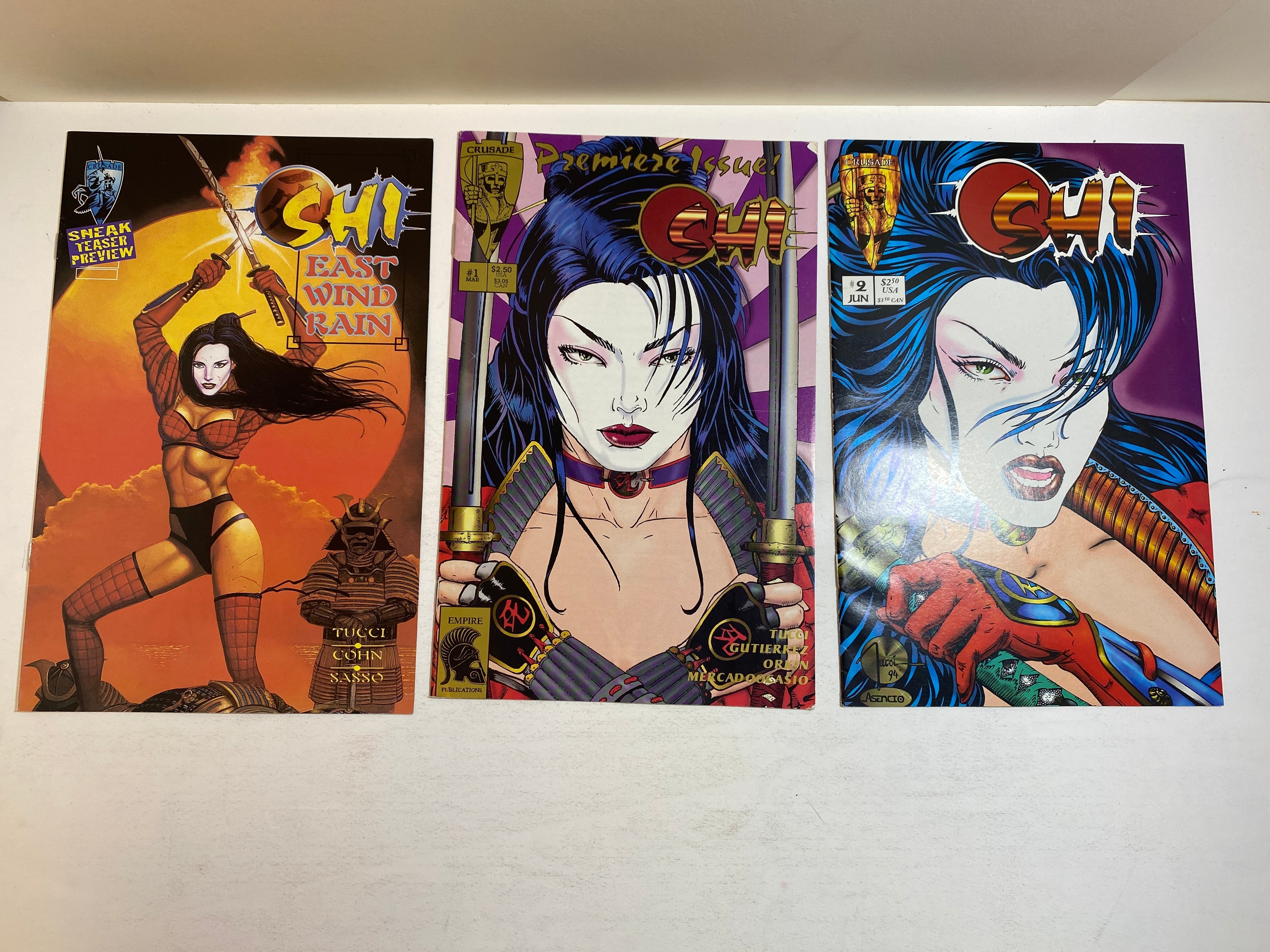 Lot of 3 Shi Crusade Comics 1994