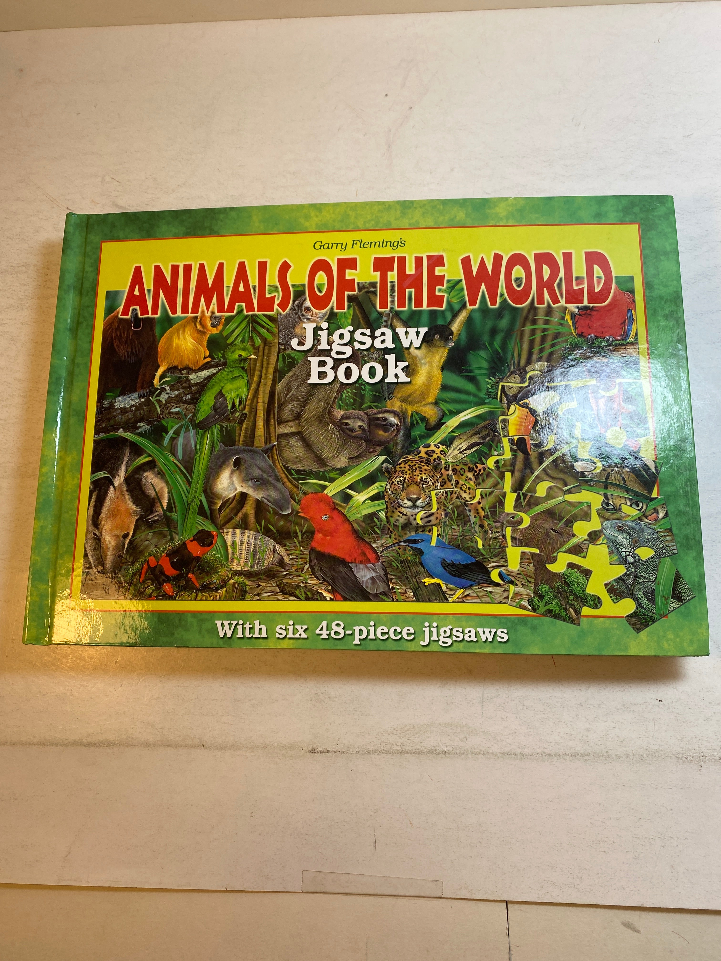 Animals of the World Jigsaw Puzzle Book HC